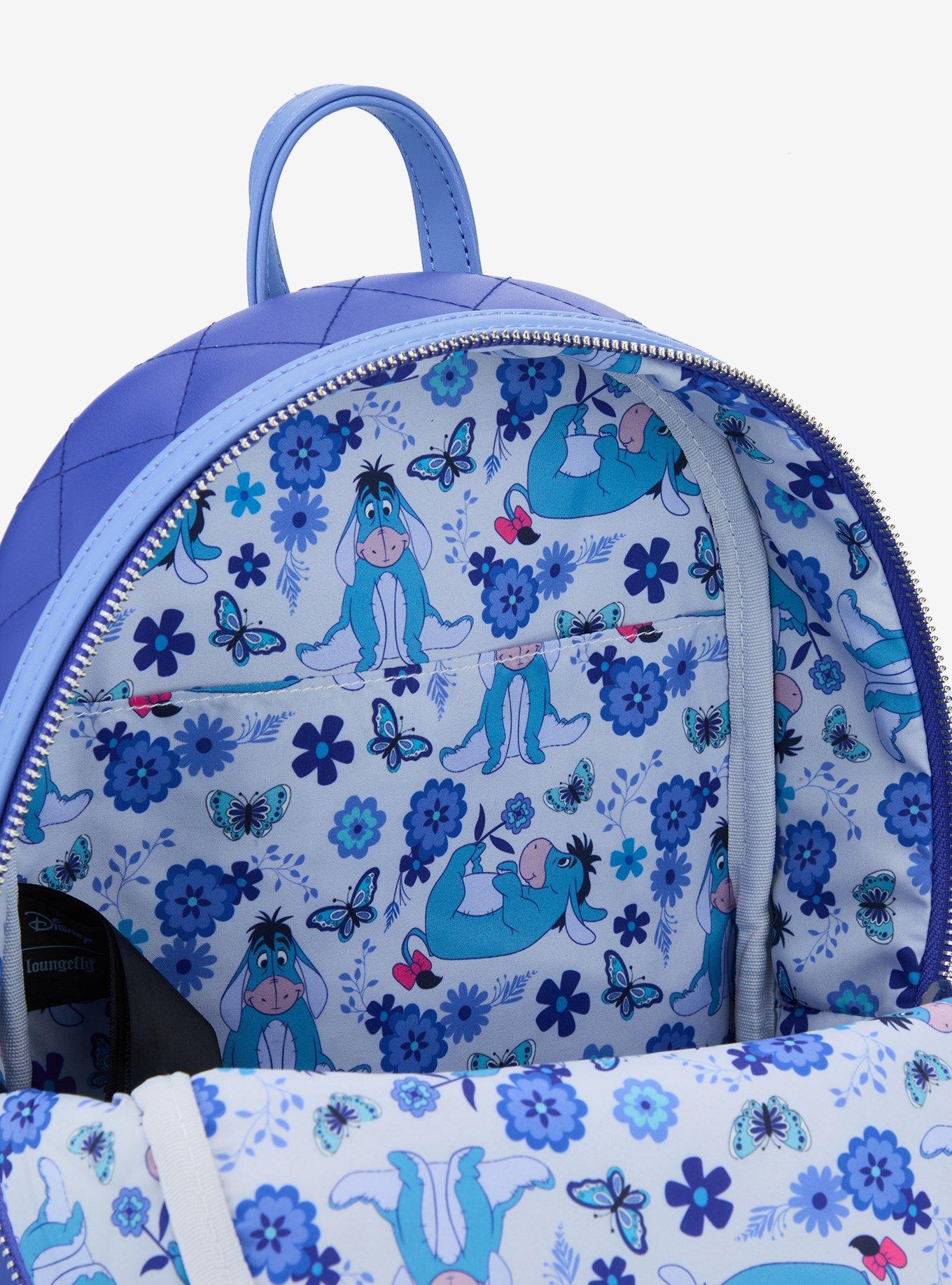 Loungefly Disney Winnie The Pooh Eeyore Butterfly Rivets Mini Backpack, , alternate