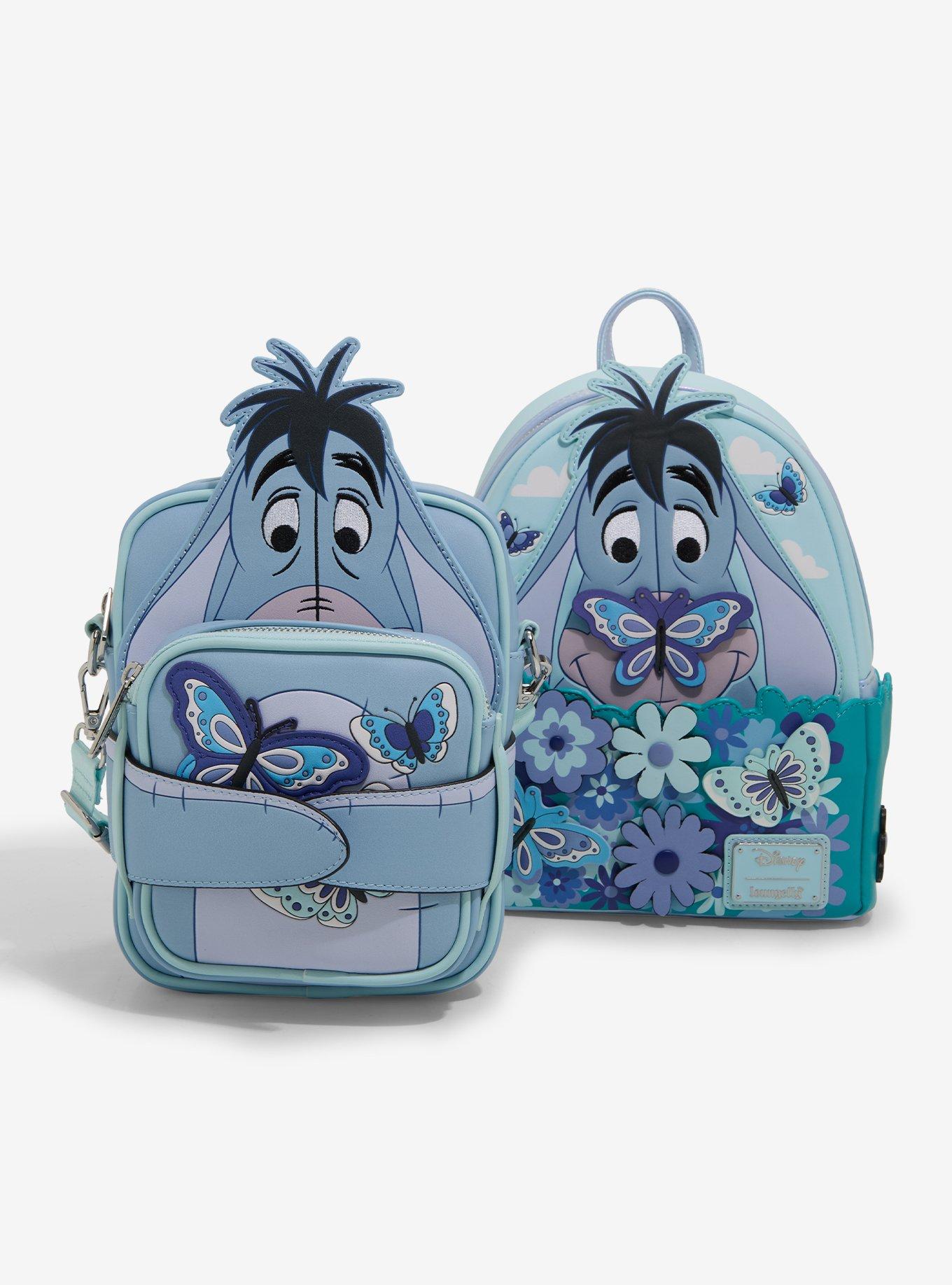 Loungefly Disney Winnie The Pooh Eeyore Butterflies & Flowers Crossbody Bag, , alternate