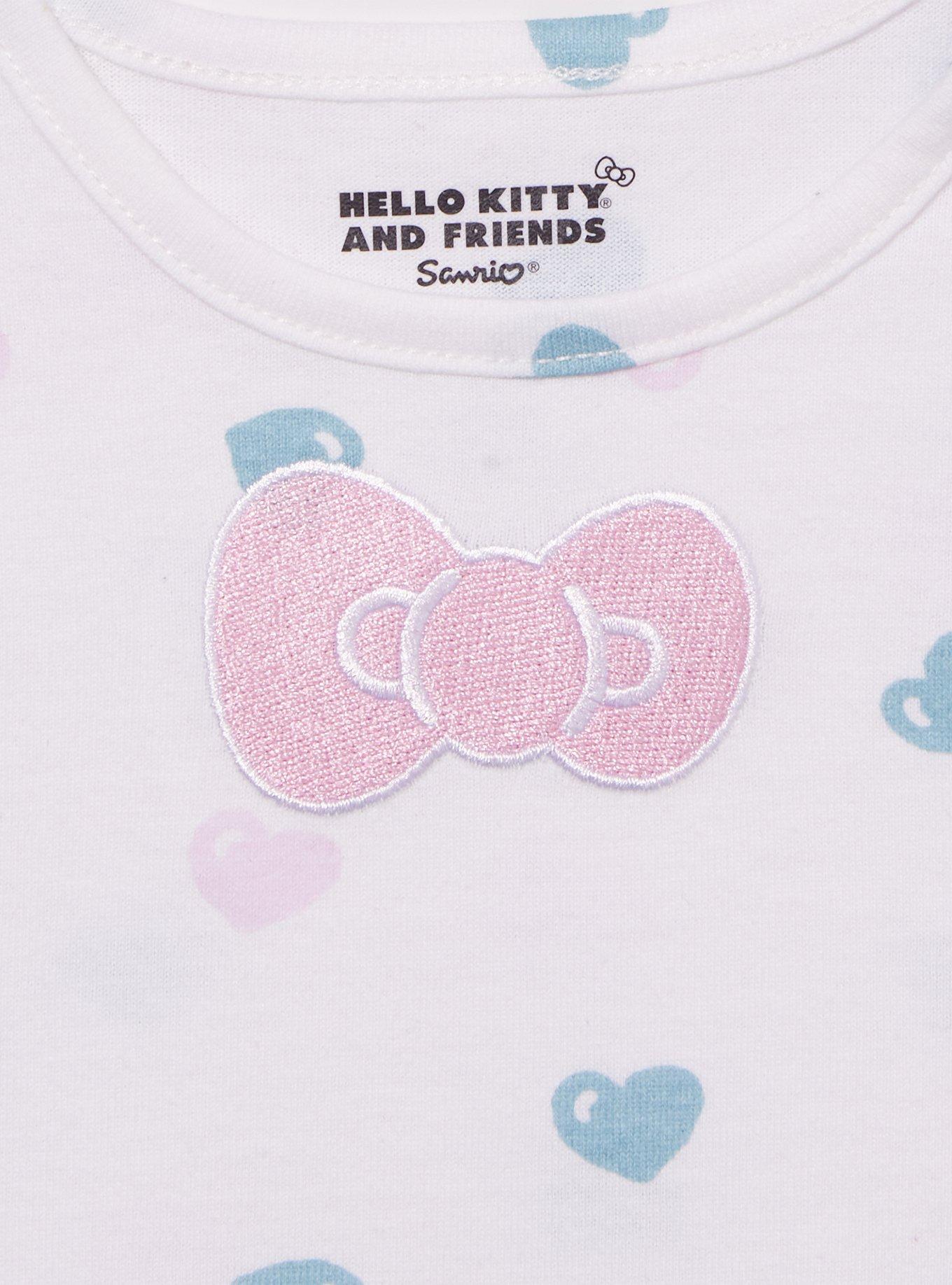 Sanrio Hello Kitty Bento Box Striped Infant Overall & T-Shirt Set - BoxLunch Exclusive, MULTI, alternate