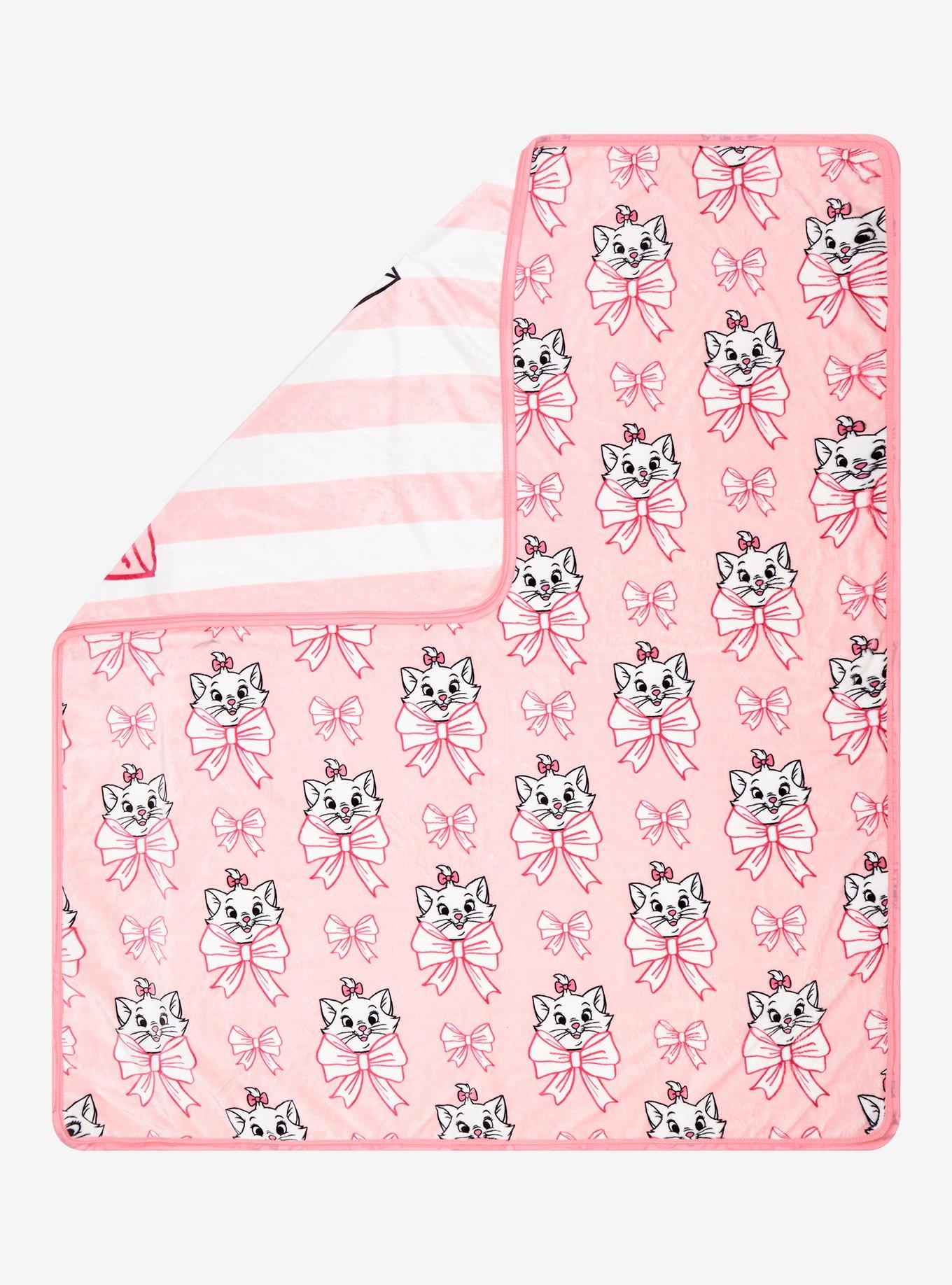Disney The Aristocats Marie Teacup Reversible Throw Blanket, , alternate