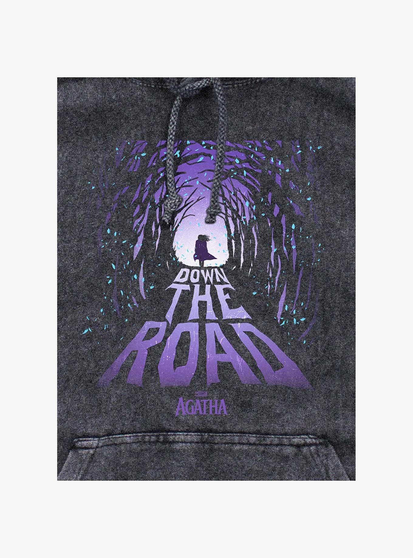 Marvel Agatha Down The Road Mineral Wash Hoodie, , hi-res