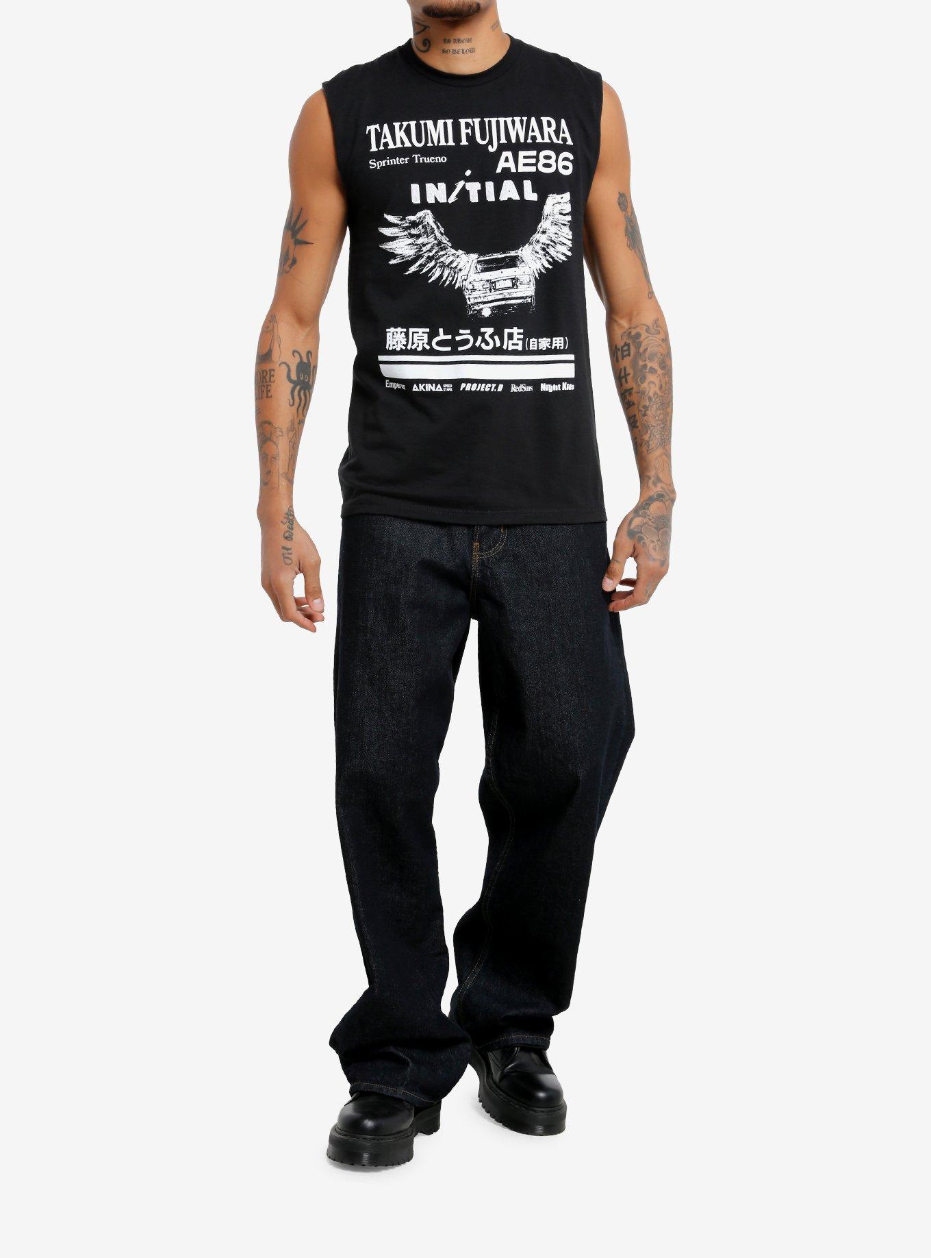 Initial D Takumi Fujiwara Muscle Tank Top, , hi-res