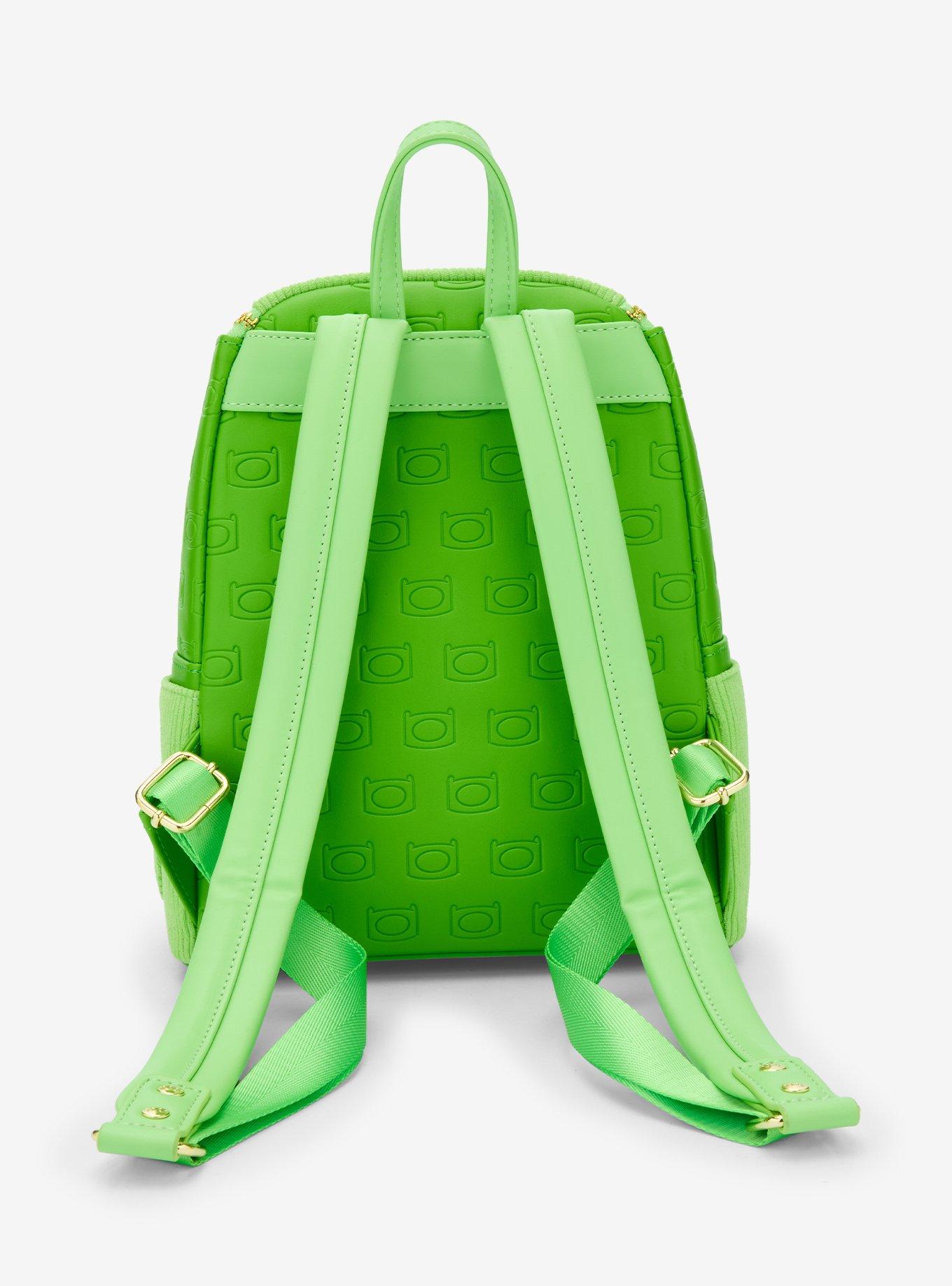 Loungefly Adventure Time Finn Green Mini Backpack