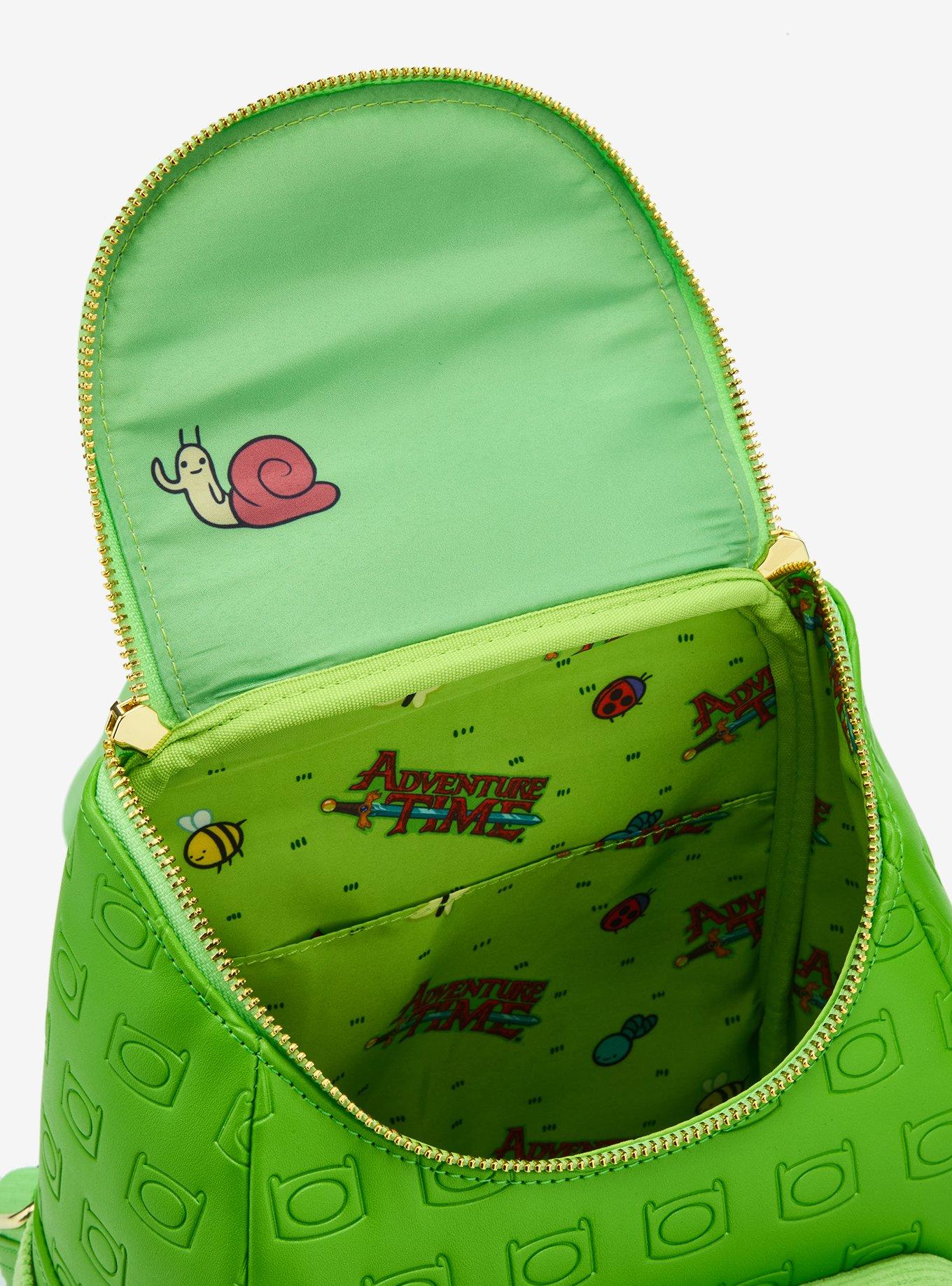 Loungefly Adventure Time Finn Green Mini Backpack