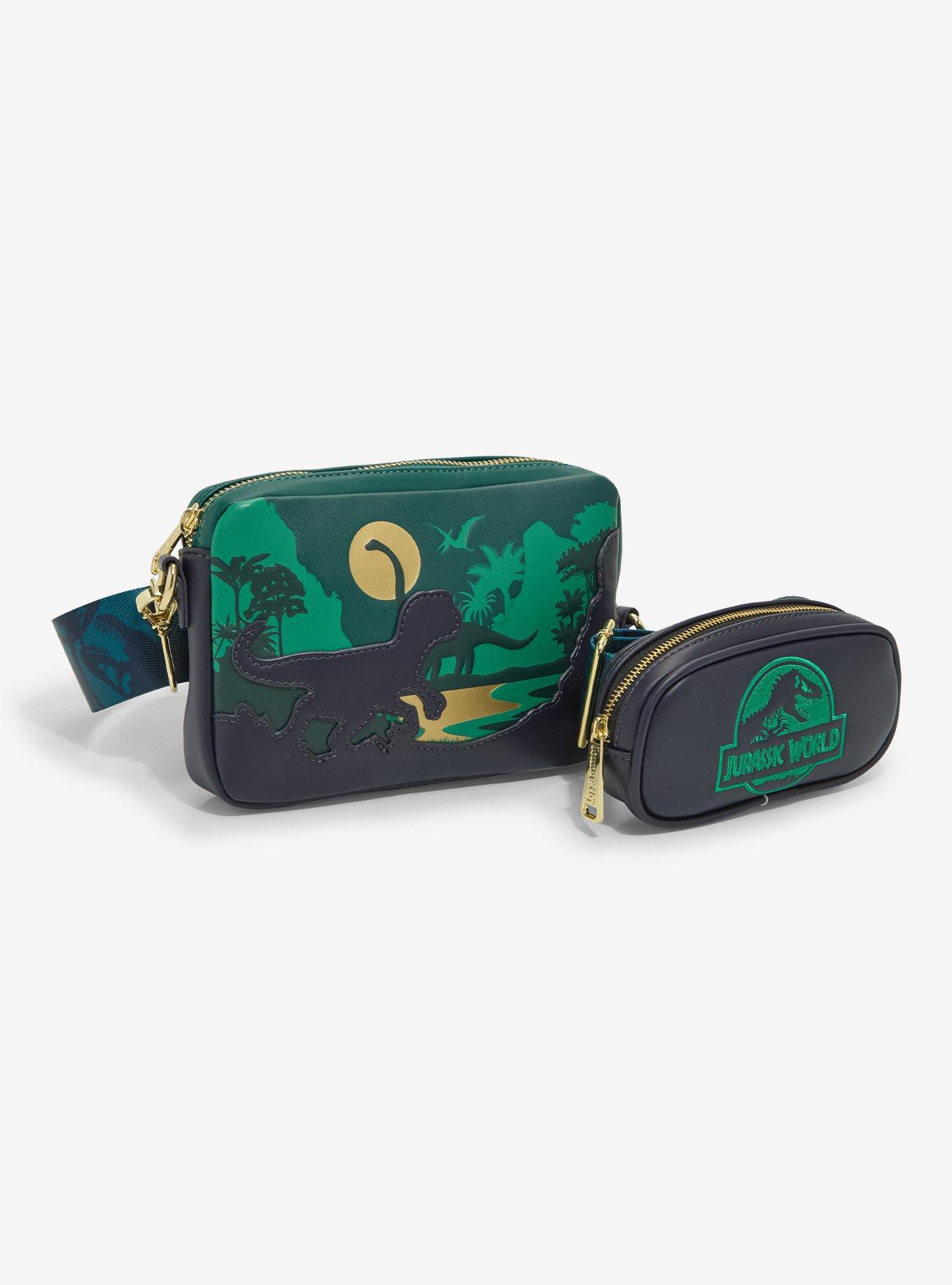 Loungefly Jurassic World Dinosaur Sling Bag With Pouch, , hi-res