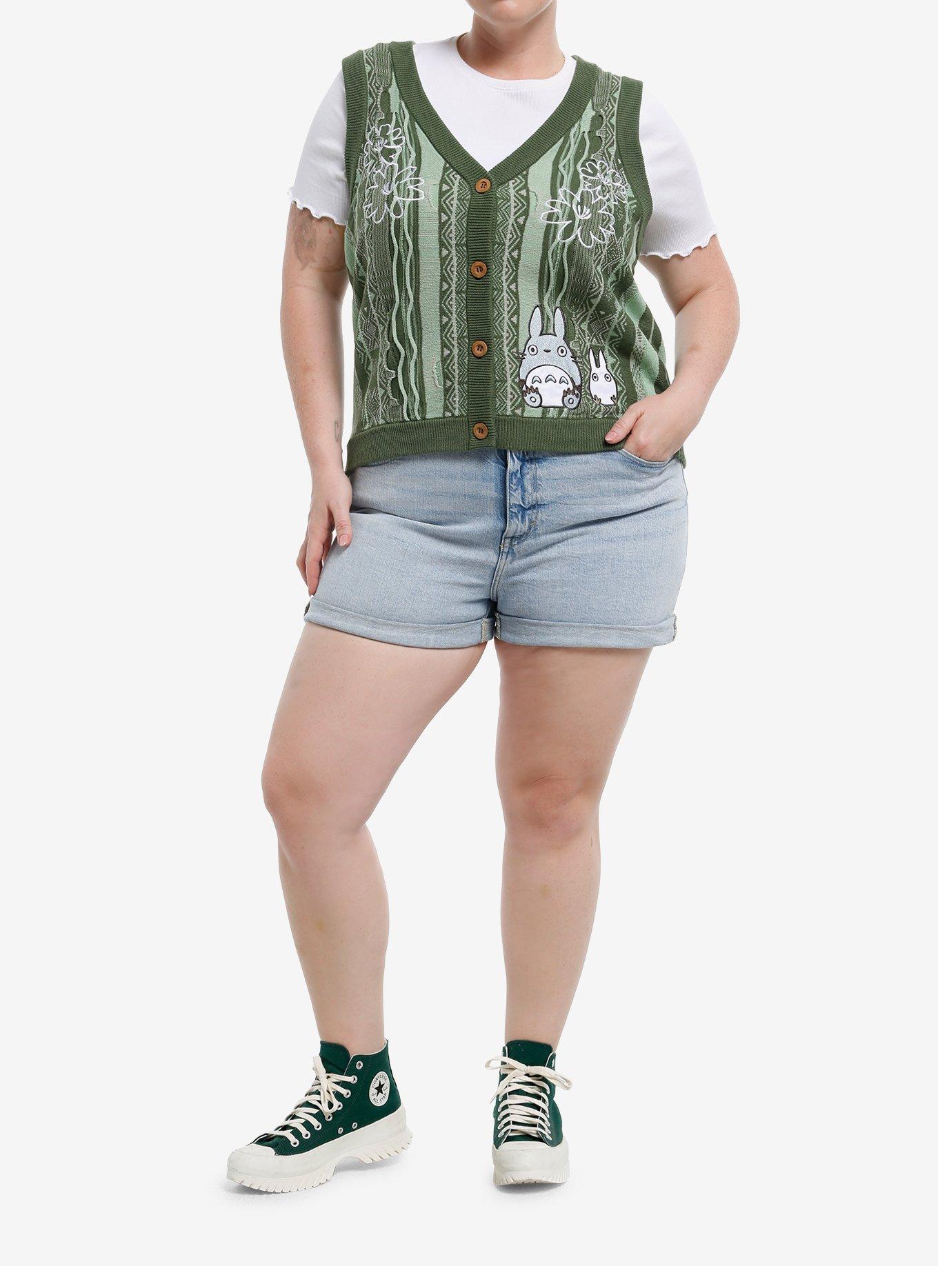 Her Universe Studio Ghibli® My Neighbor Totoro Summer Pattern Knit Vest Plus Size, , hi-res