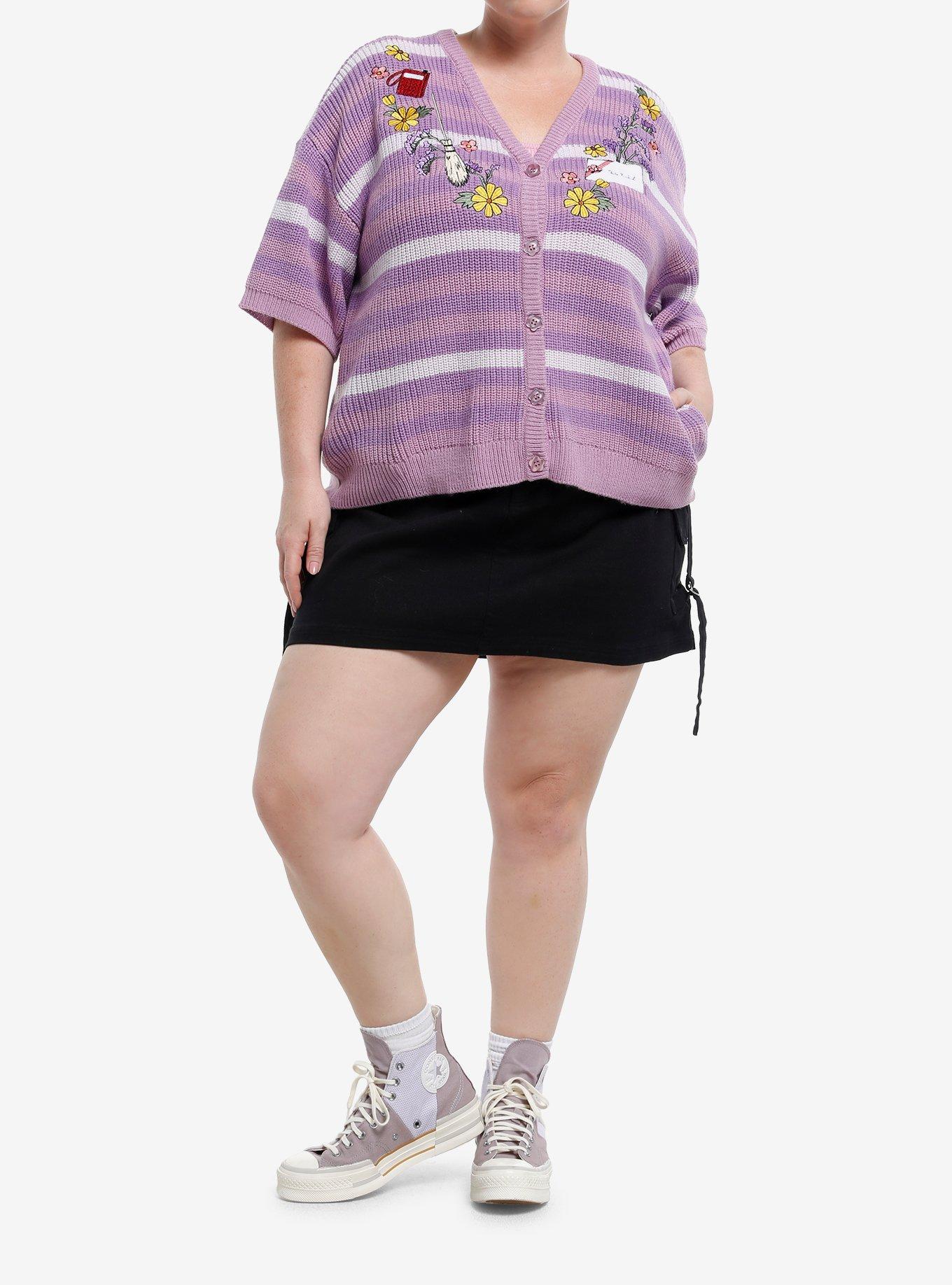 Her Universe Studio Ghibli® Kiki's Delivery Service Icons Short-Sleeve Cardigan Plus Size, , hi-res