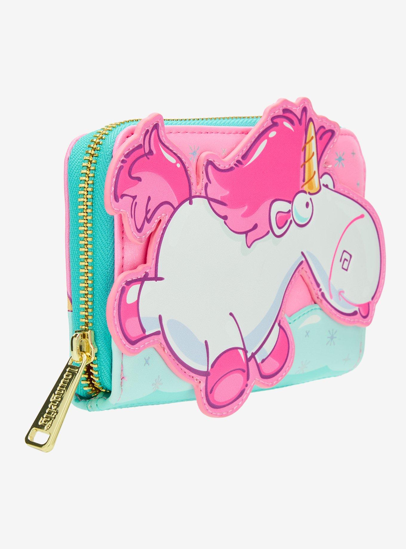 Loungefly Minions Unicorn Rainbow Zipper Wallet, , hi-res