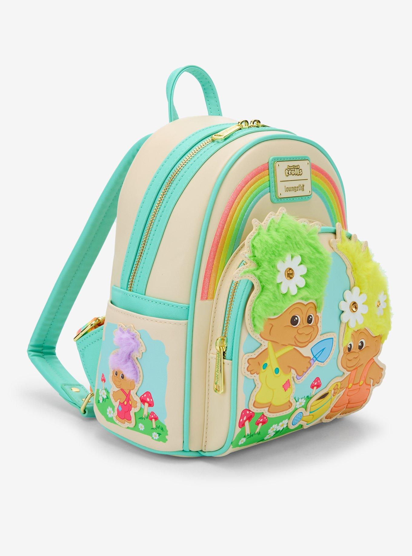 Loungefly Good Luck Trolls Rainbow Mini Backpack, , hi-res