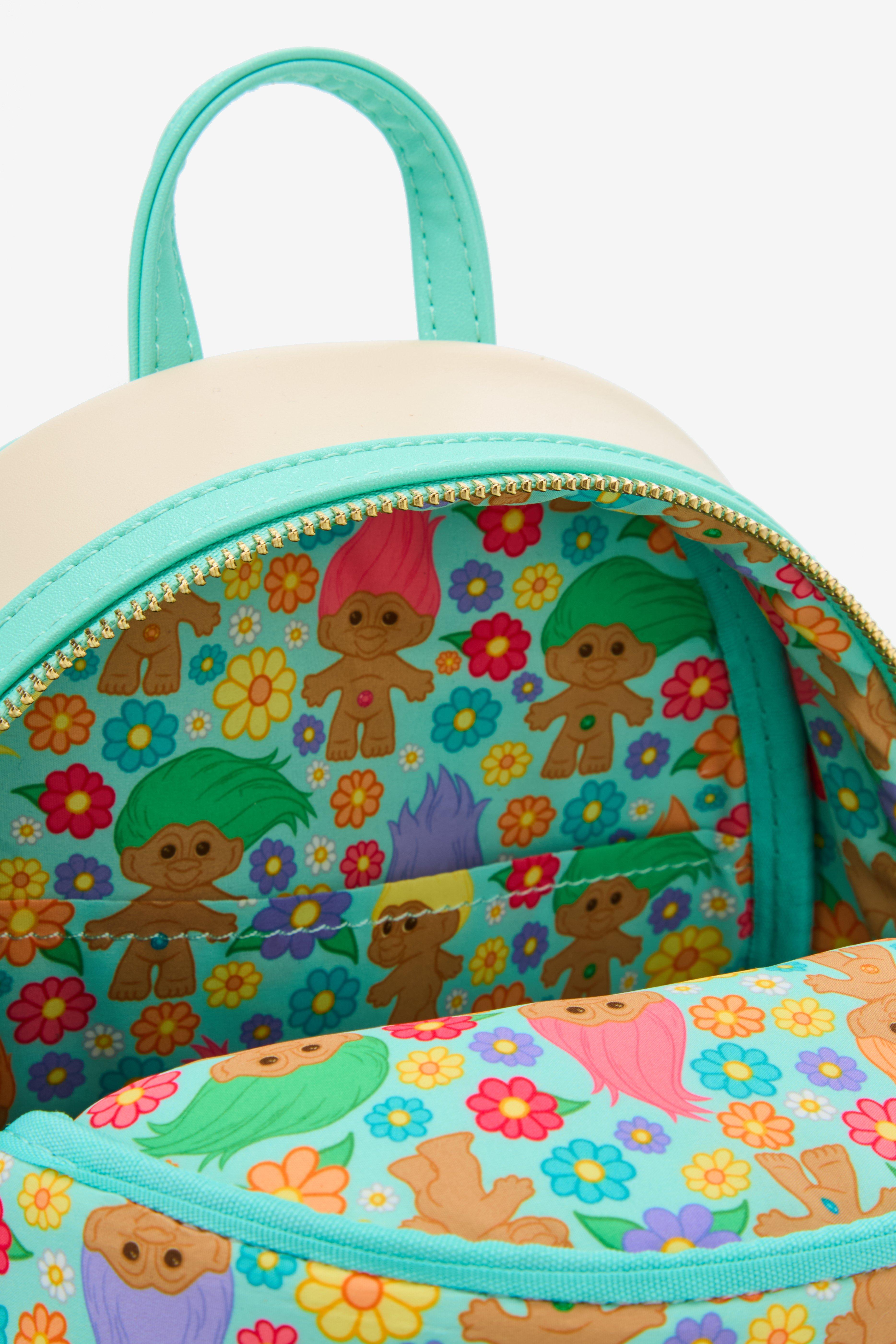 Loungefly Good Luck Trolls Rainbow Mini Backpack, , alternate