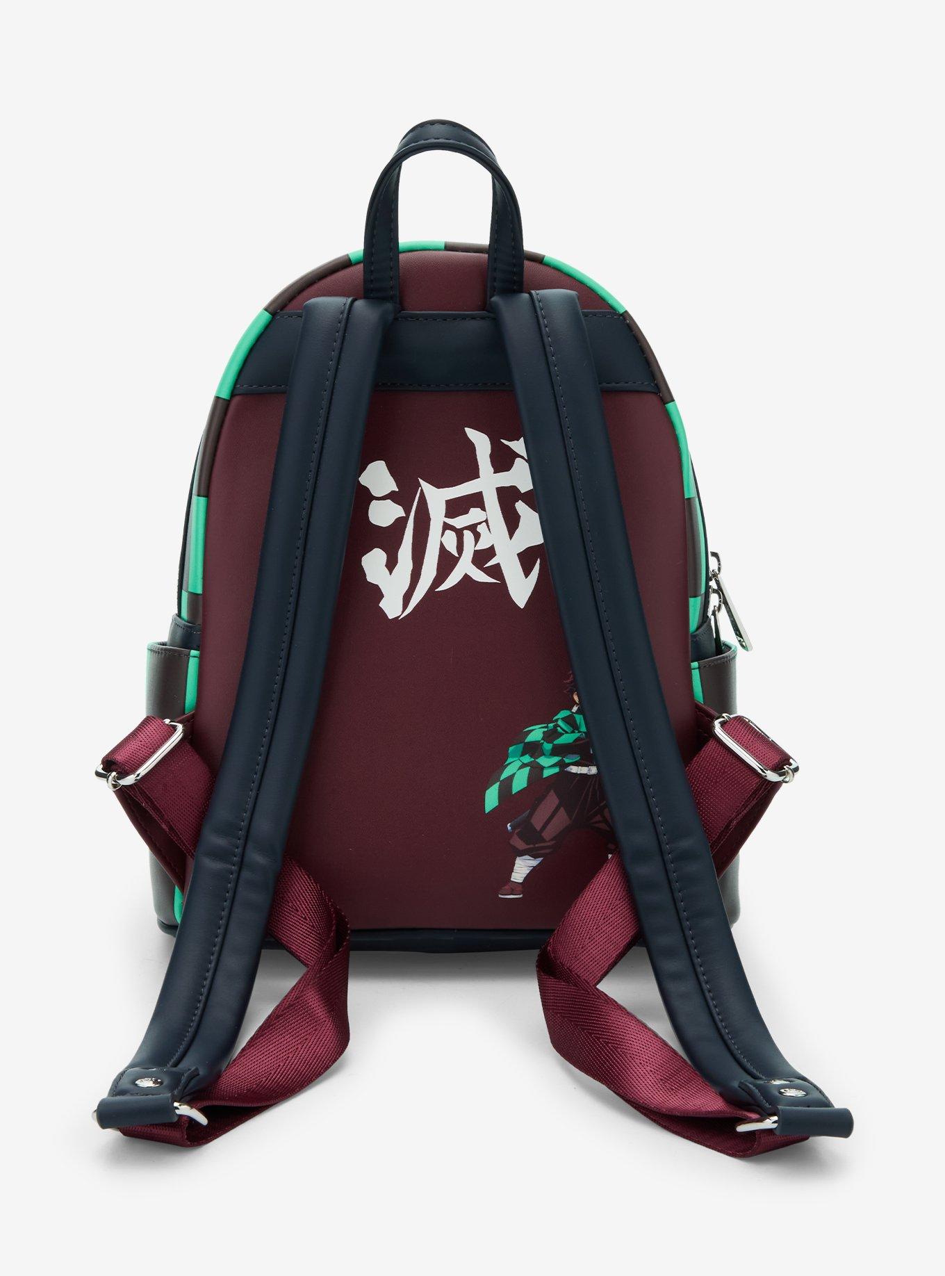 Loungefly Demon Slayer: Kimetsu No Yaiba Tanjiro Uniform Mini Backpack, , alternate
