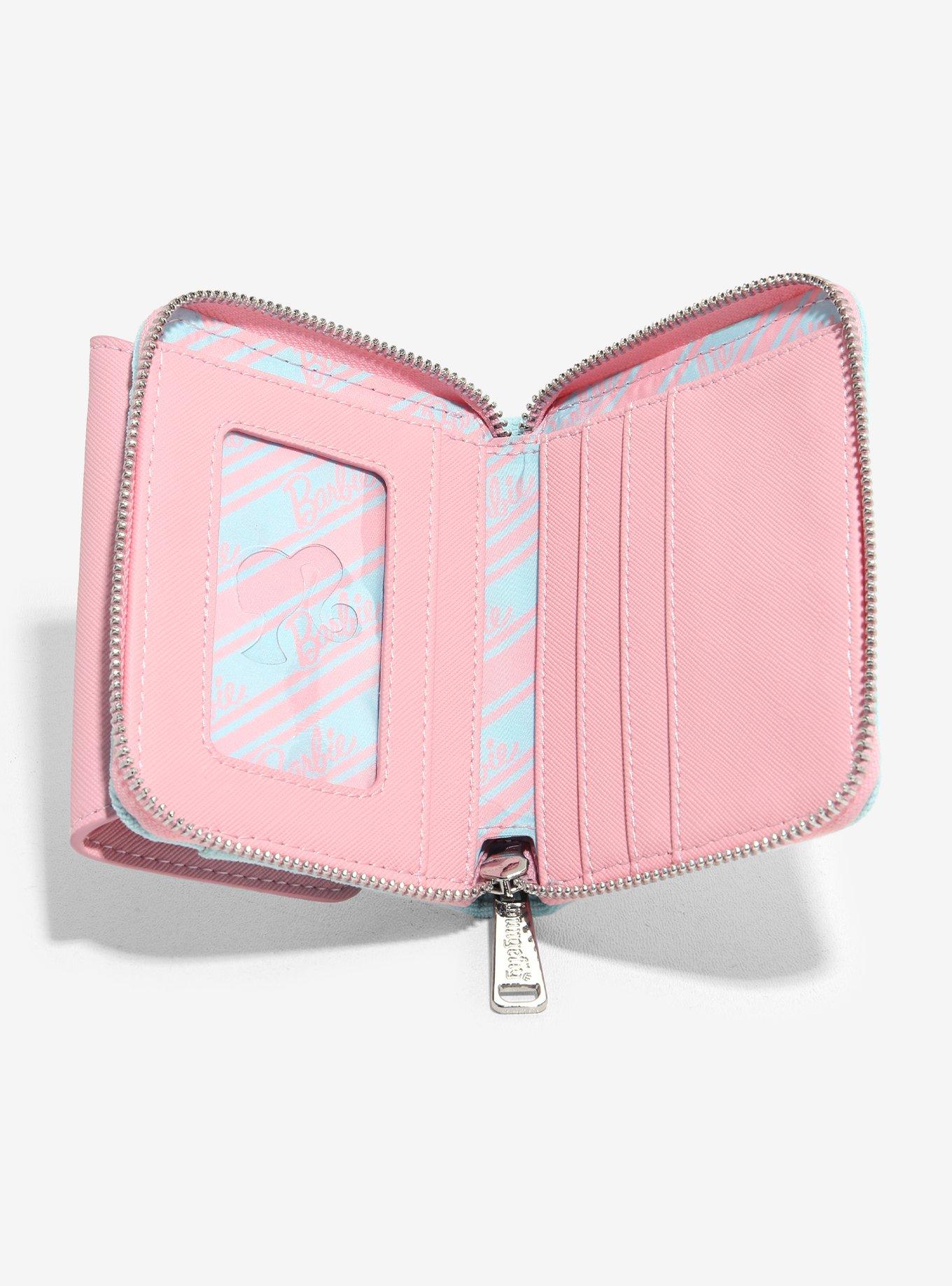 Loungefly Barbie Pink & Blue Mini Wallet, , alternate