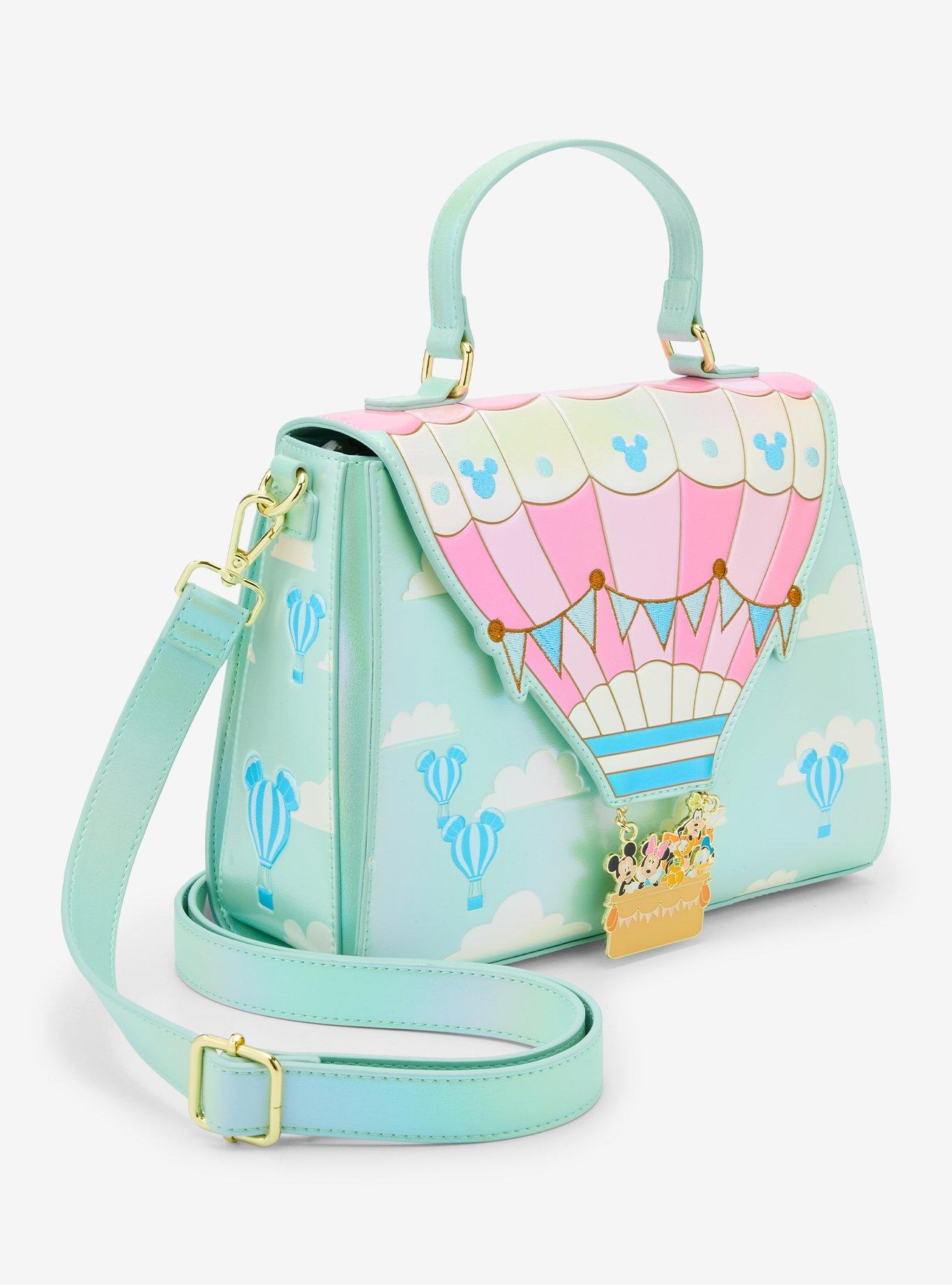 Loungefly Disney Mickey Mouse & Friends Hot Air Balloon Satchel Crossbody Bag, , hi-res