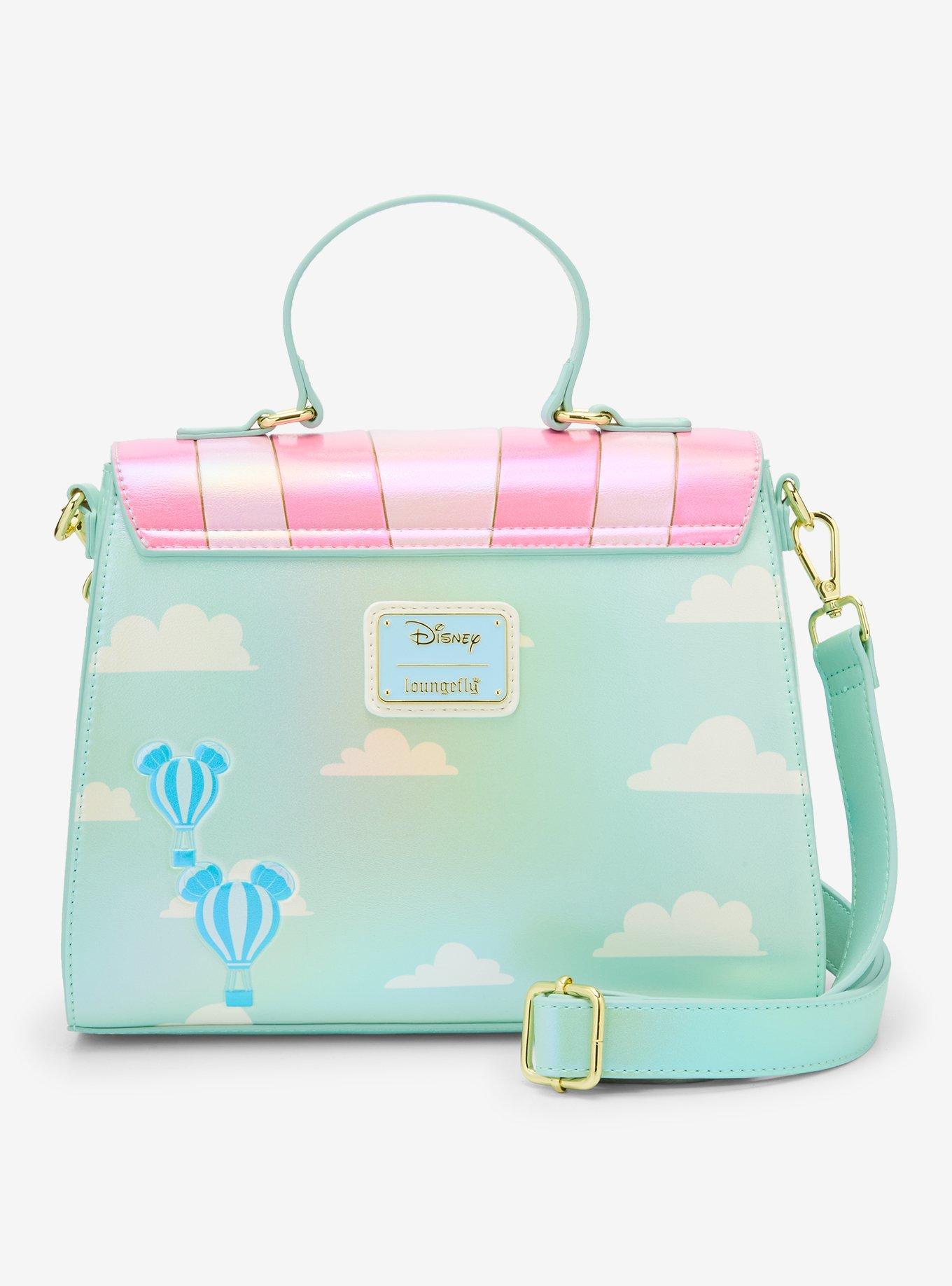 Loungefly Disney Mickey Mouse & Friends Hot Air Balloon Satchel Crossbody Bag, , alternate