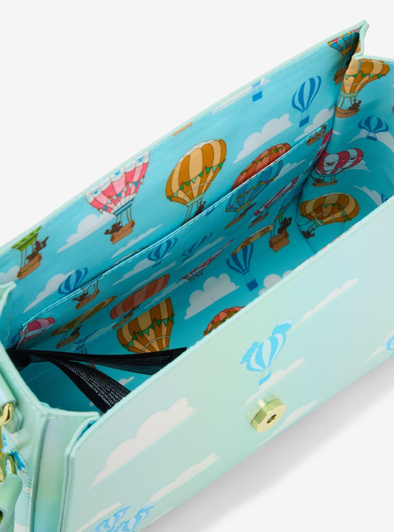 Loungefly Disney Mickey Mouse & Friends Hot Air Balloon Satchel Crossbody Bag, , alternate