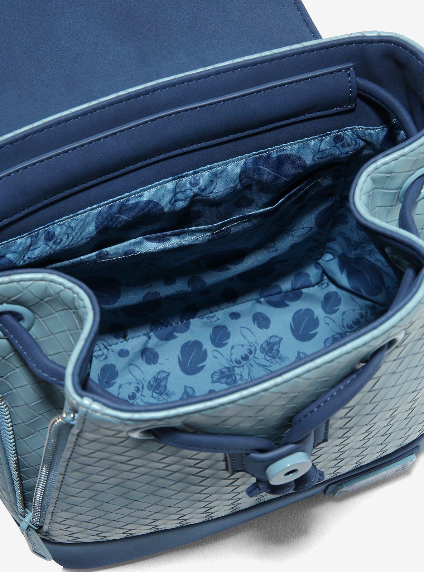 Loungefly Disney Stitch Tonal Blue Mini Backpack, , alternate