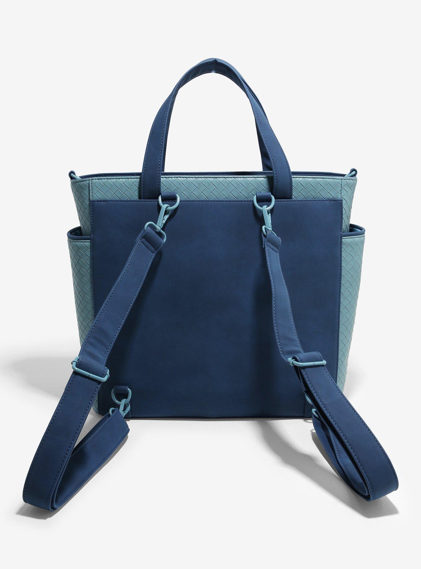 Loungefly Disney Stitch Tonal Blue Convertible Tote Bag, , hi-res