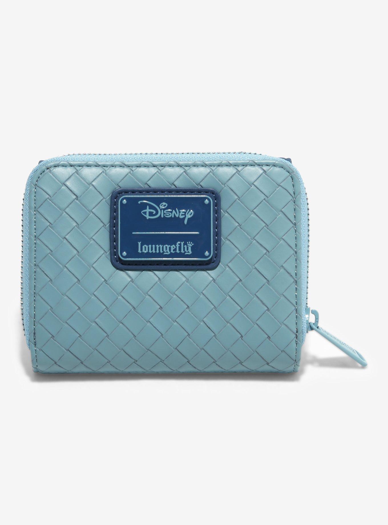 Loungefly Disney Stitch Tonal Blue Mini Wallet, , hi-res