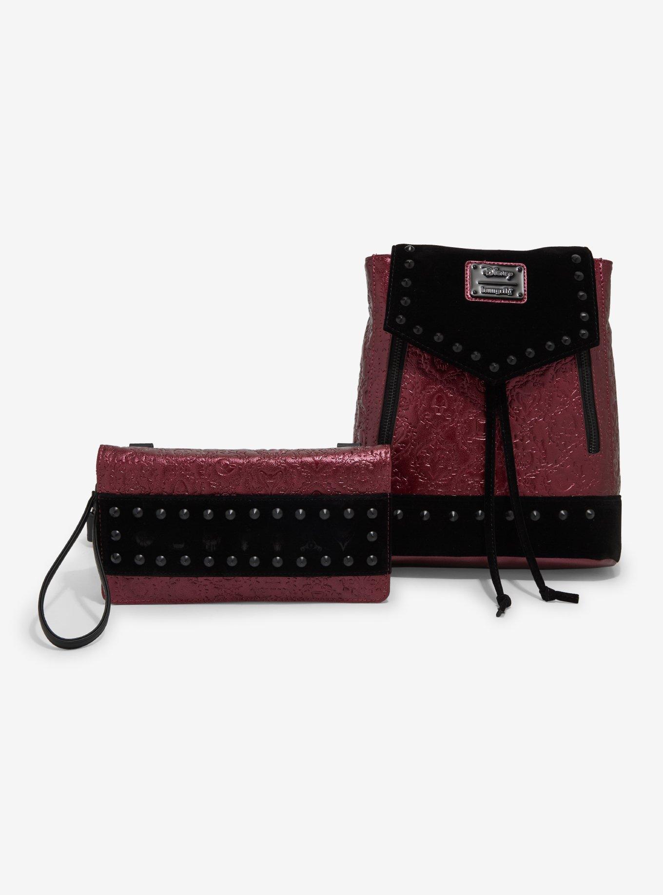 Loungefly Disney Villains Icons Stud Crossbody Bag, , alternate