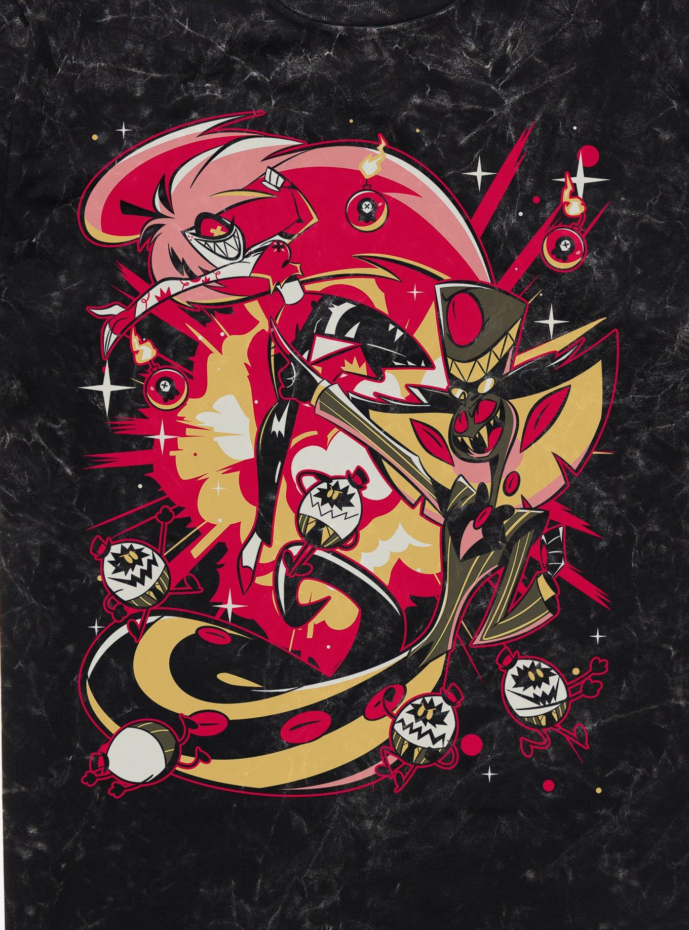 Hazbin Hotel Cherri Snake Mineral Wash T-Shirt, , hi-res