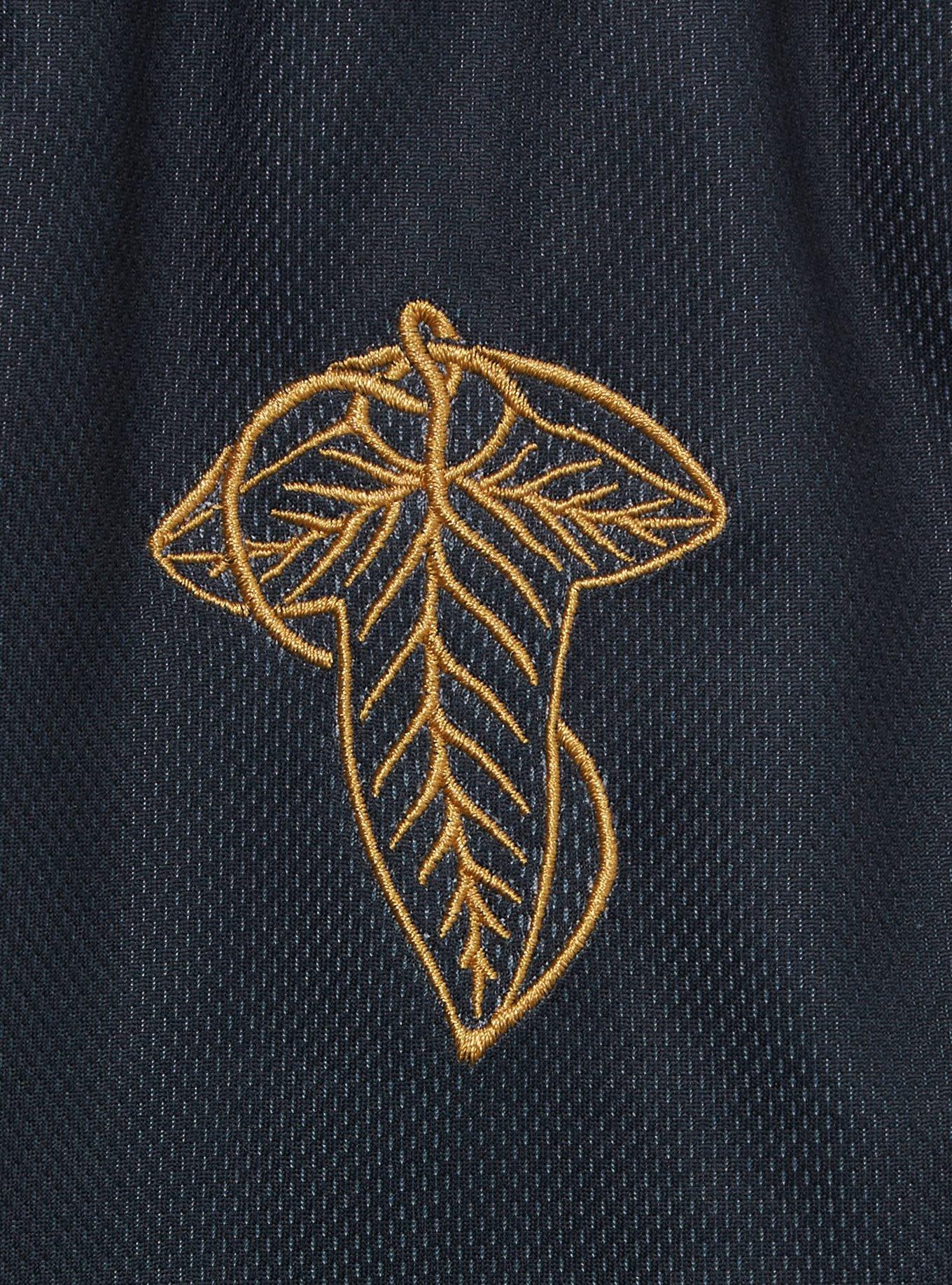 The Lord of the Rings Leaf of Lorien Embroidered Mesh Shorts - BoxLunch Exclusive, MULTI, alternate