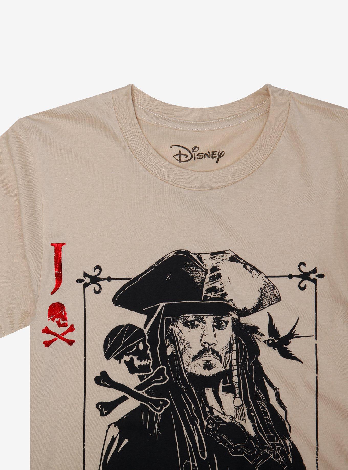 Disney Pirates Of The Caribbean Jack Sparrow Card Girls T-Shirt, , hi-res