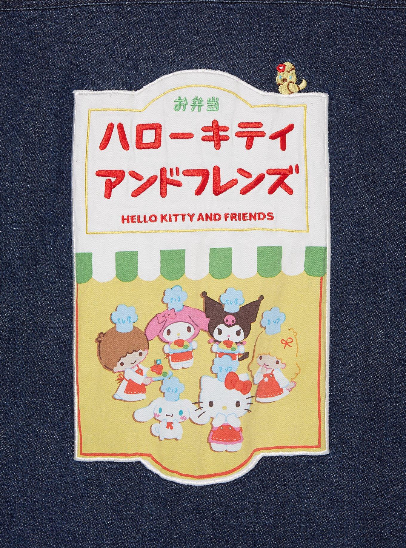 Sanrio Hello Kitty and Friends Bento Box Kimono Denim Jacket - BoxLunch Exclusive, DENIM, alternate
