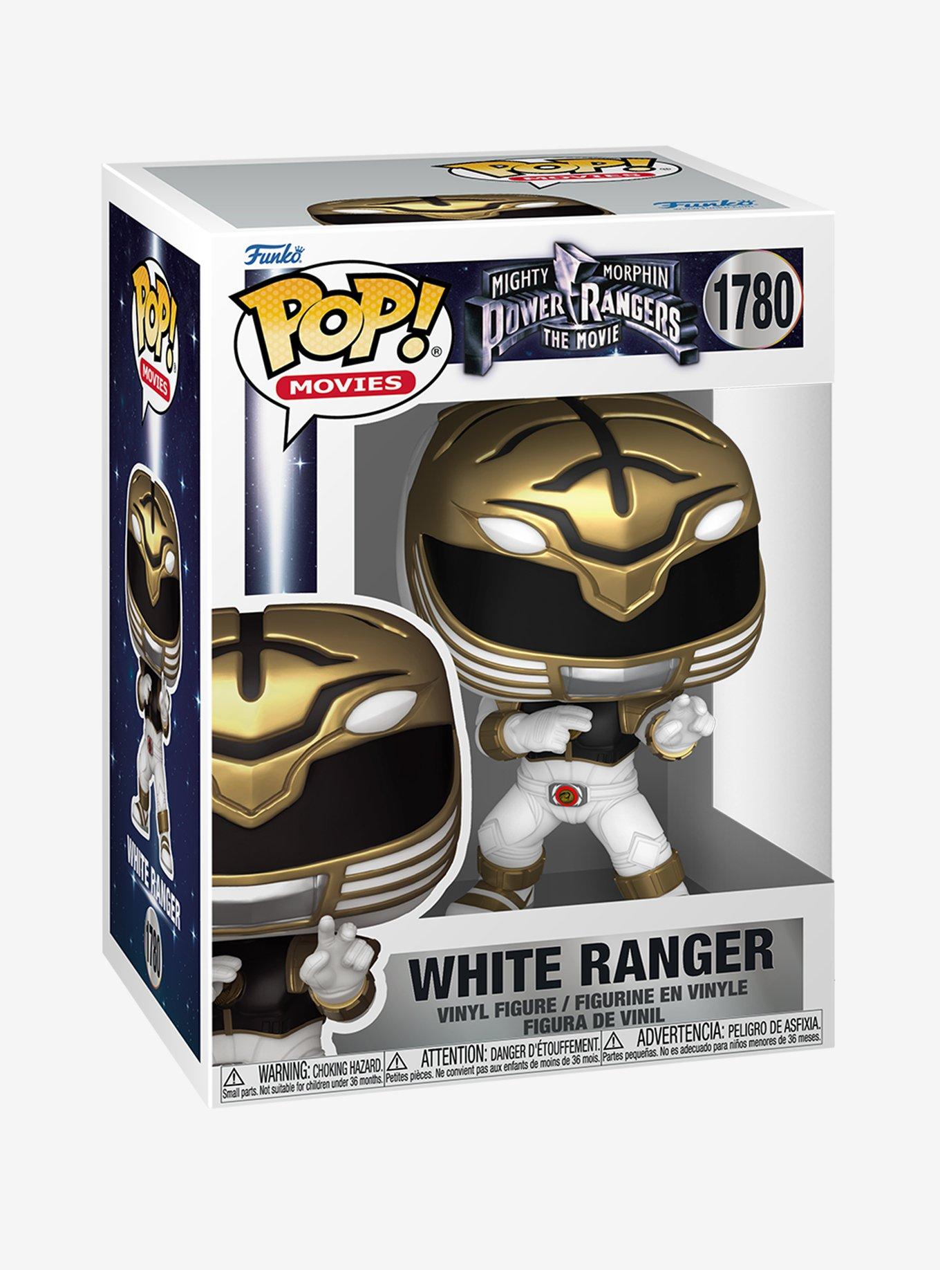 Funko Pop! Movies Mighty Morphin Power Rangers: The Movie White Ranger Vinyl Figure, , alternate