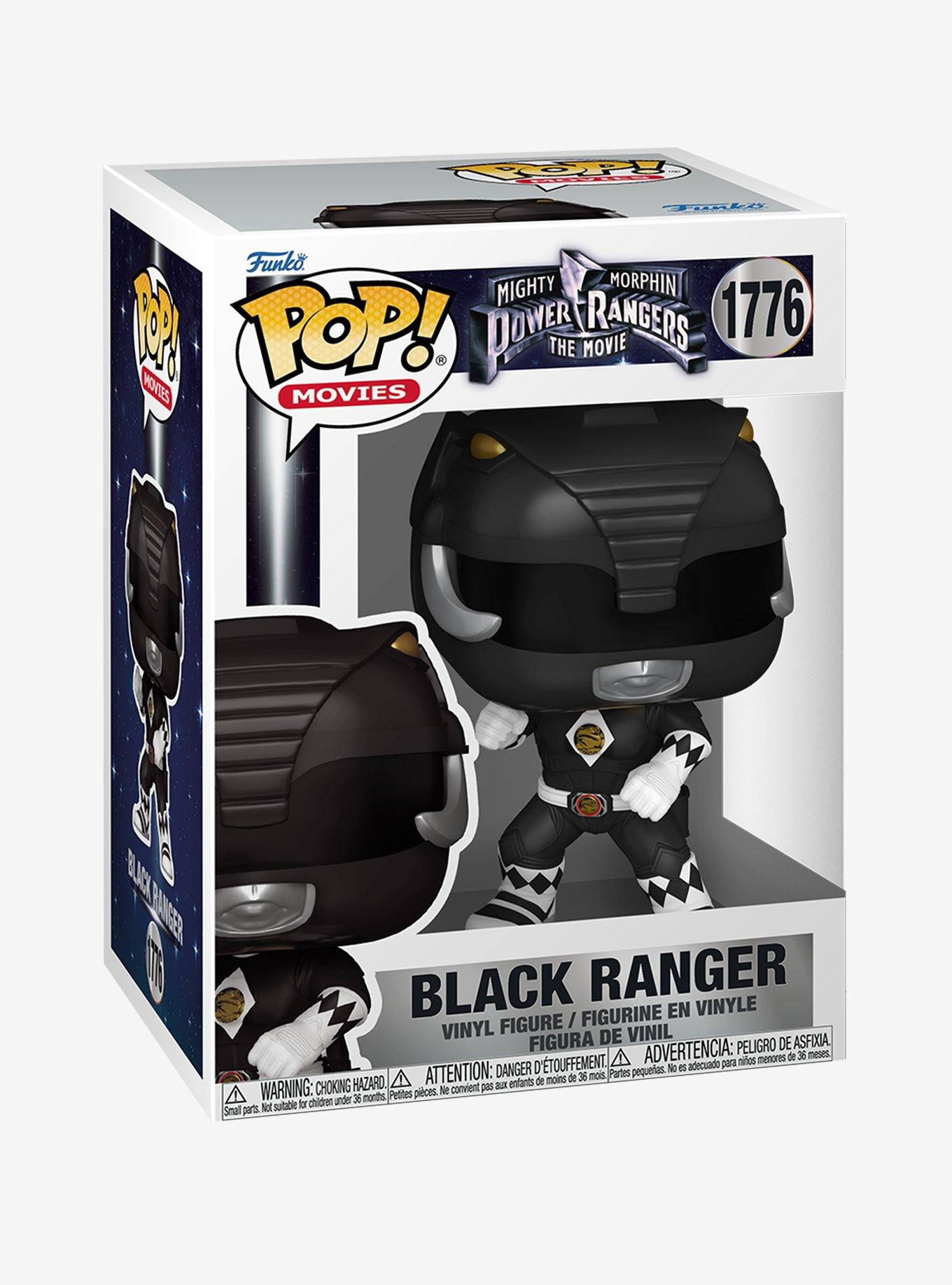 Funko Pop! Movies Mighty Morphin Power Rangers: The Movie Black Ranger Vinyl Figure, , hi-res