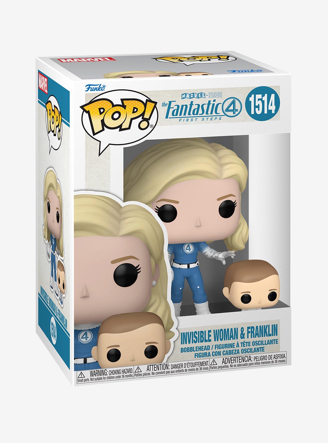 Funko Pop! Marvel The Fantastic Four: First Steps Invisible Woman & Franklin Vinyl Figure, , alternate
