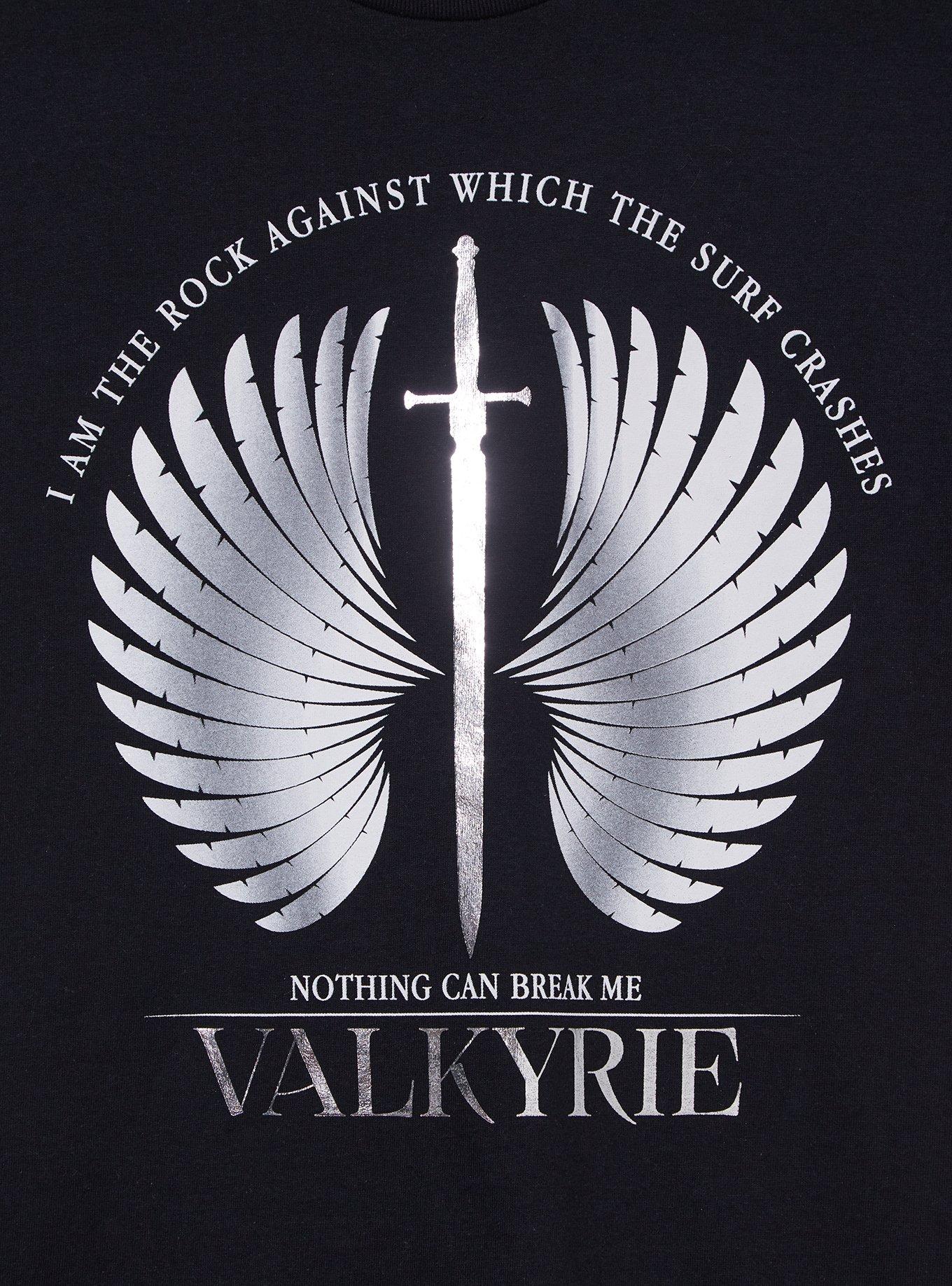 A Court of Thorns and Roses Valkyrie Silver Symbol Women's T-Shirt, , hi-res