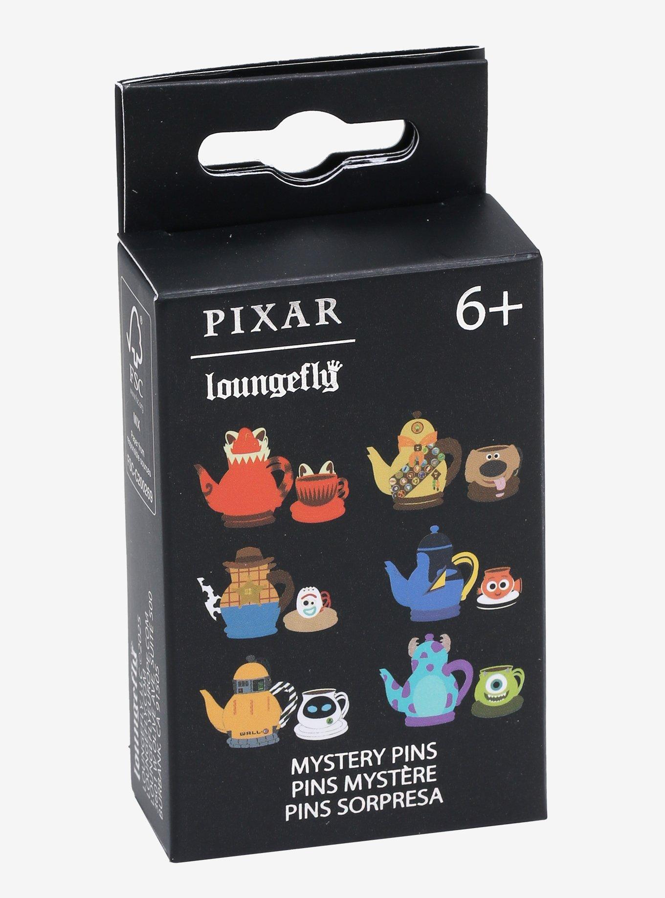 Loungefly Disney Pixar Tea Set Blind Box Enamel Pin Set, , hi-res