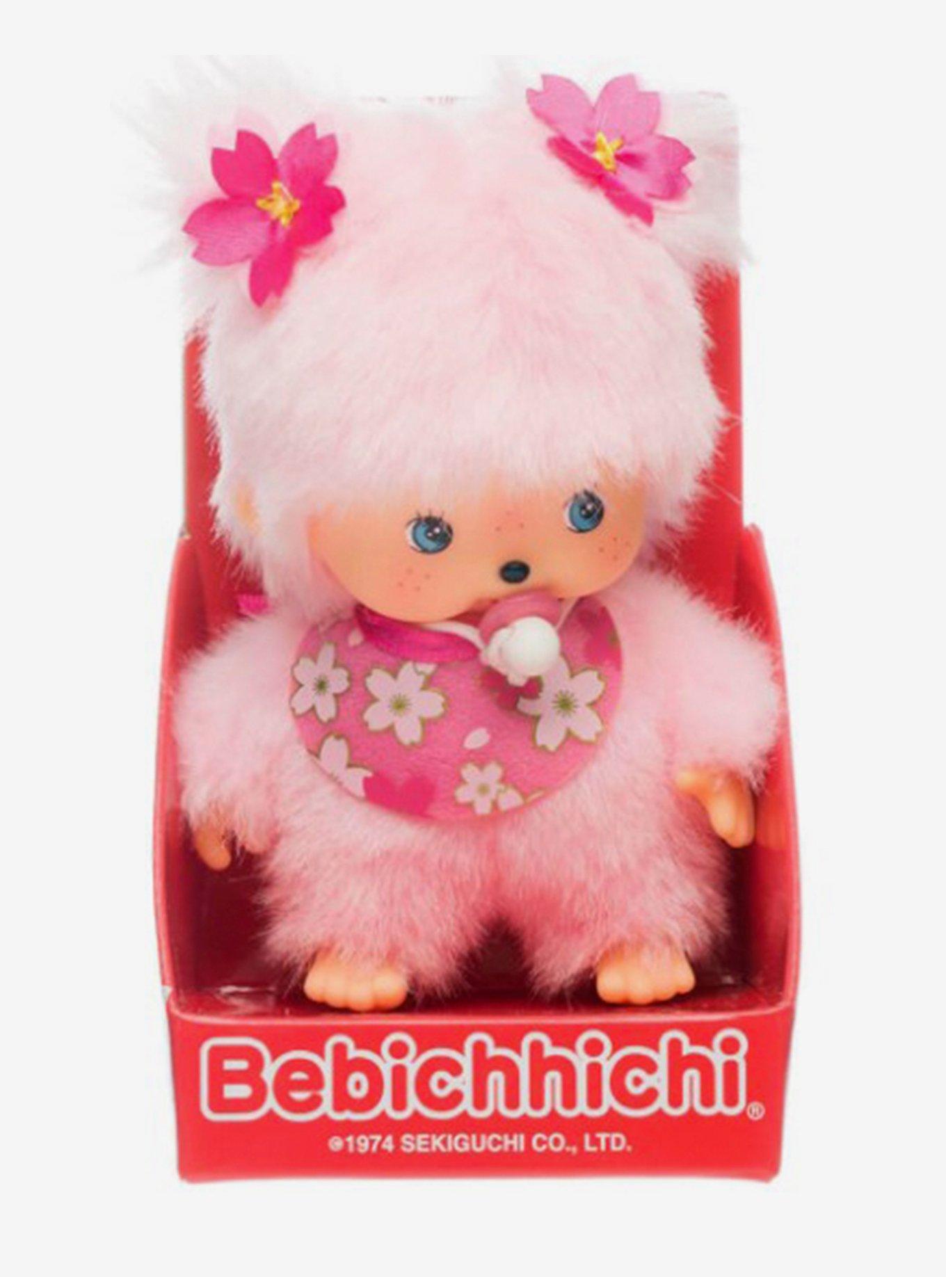 Monchhichi Classic Bebichhichi Sakura Girl Doll, , hi-res