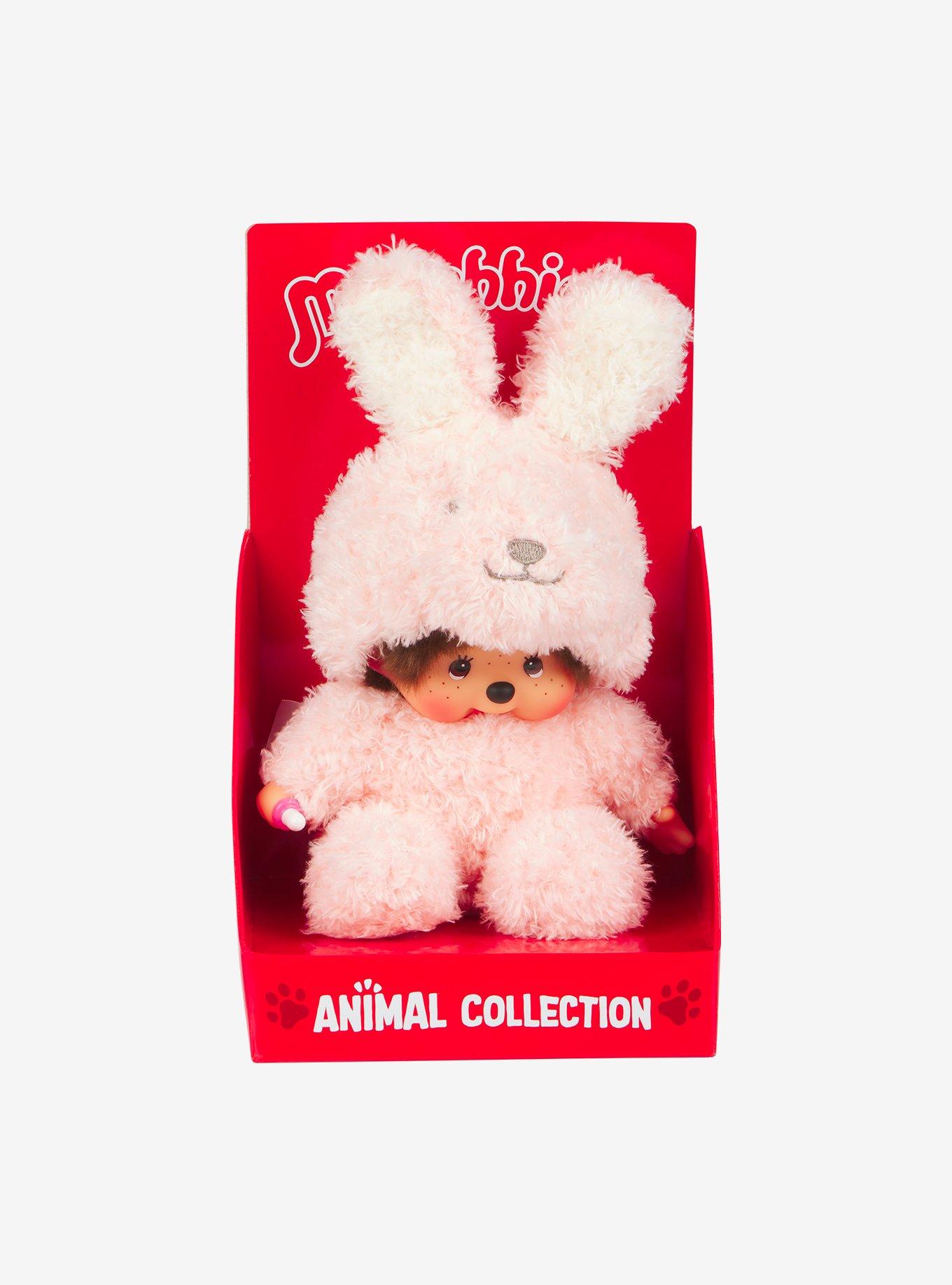 Monchhichi Fluffy Bunny Doll, , alternate