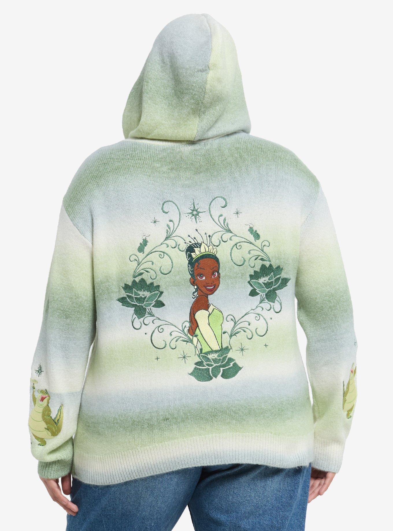 Her Universe Disney The Princess And The Frog Marled Stripe Girls Hoodie Plus Size, , hi-res