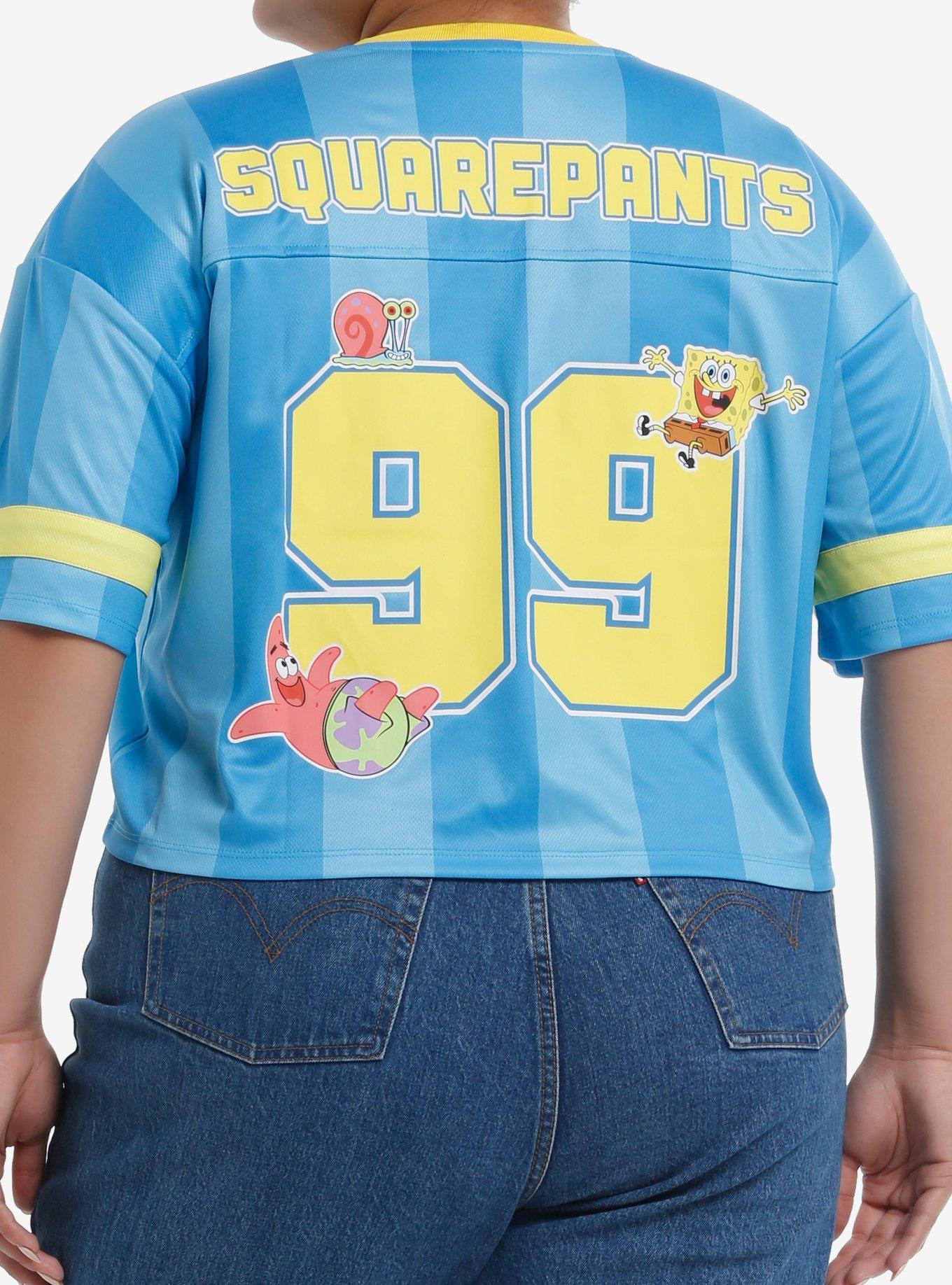 SpongeBob SquarePants Girls Crop Soccer Jersey Plus Size, , hi-res