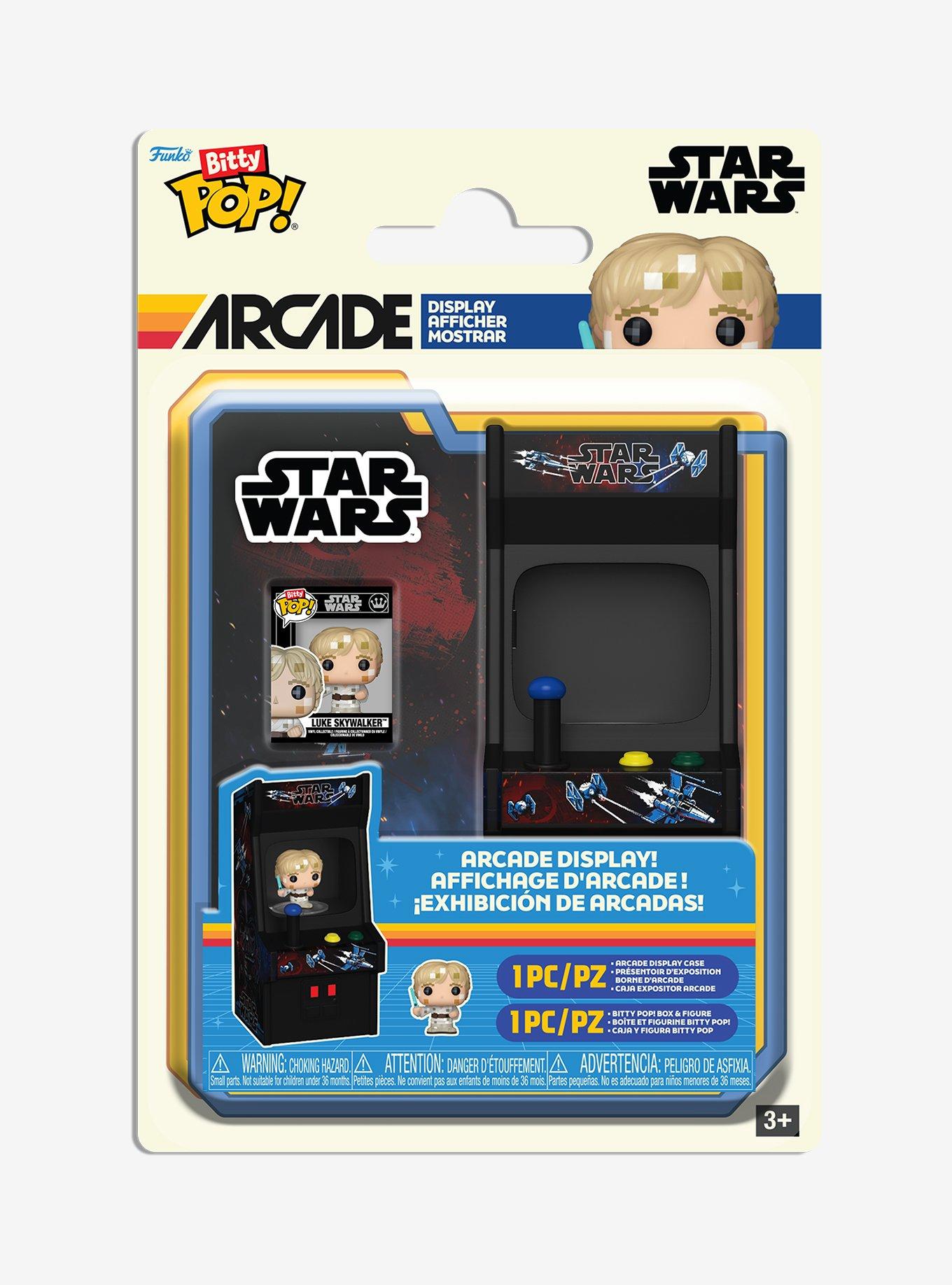 Funko Bitty Pop! Star Wars Luke Skywalker Mini Figure Arcade Display, , alternate