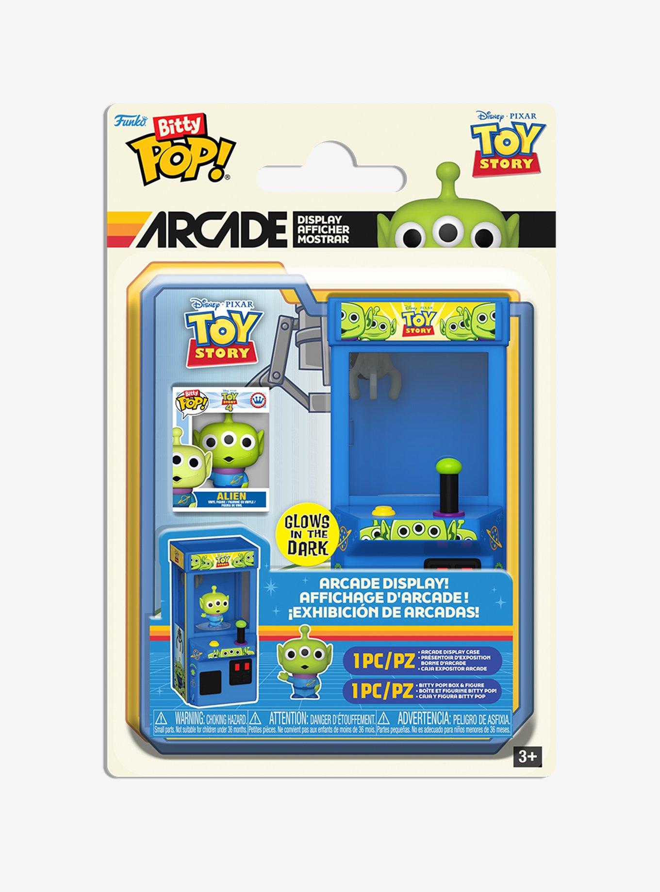 Funko Bitty Pop! Disney Pixar Toy Story Alien Glow-in-the-Dark Mini Figure Arcade Display, , alternate