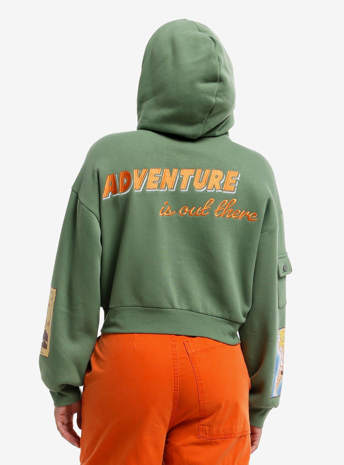 Her Universe Disney Pixar Up Wilderness Explorer Patch Crop Hoodie, , hi-res