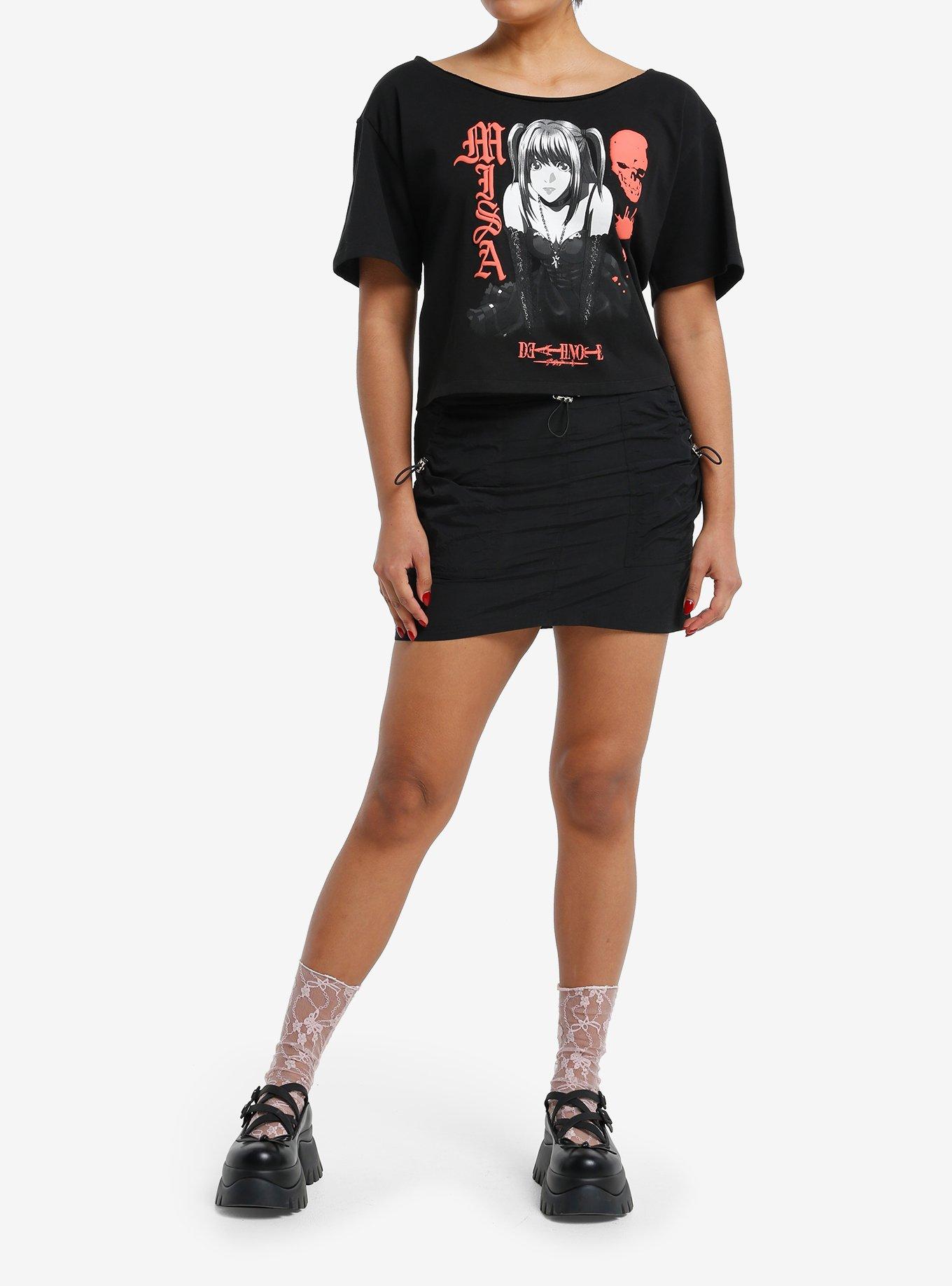 Death Note Misa Off-The-Shoulder Girls T-Shirt, , hi-res