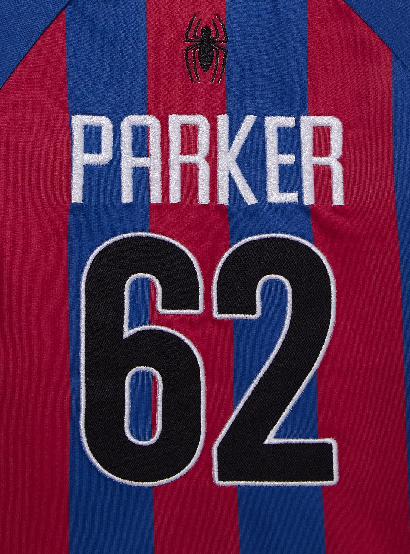 Marvel Spider-Man Striped Toddler Soccer Jersey, RED, alternate