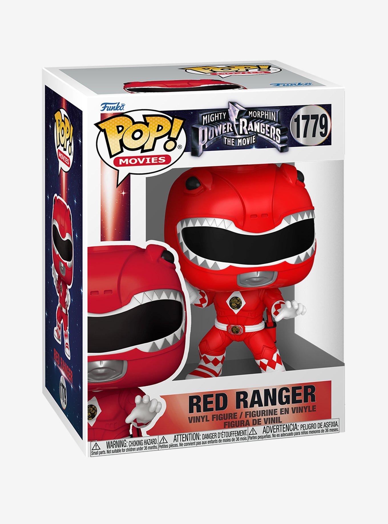 Funko Mighty Morphin Power Rangers Pop! Movies Red Ranger Vinyl Figure, , hi-res