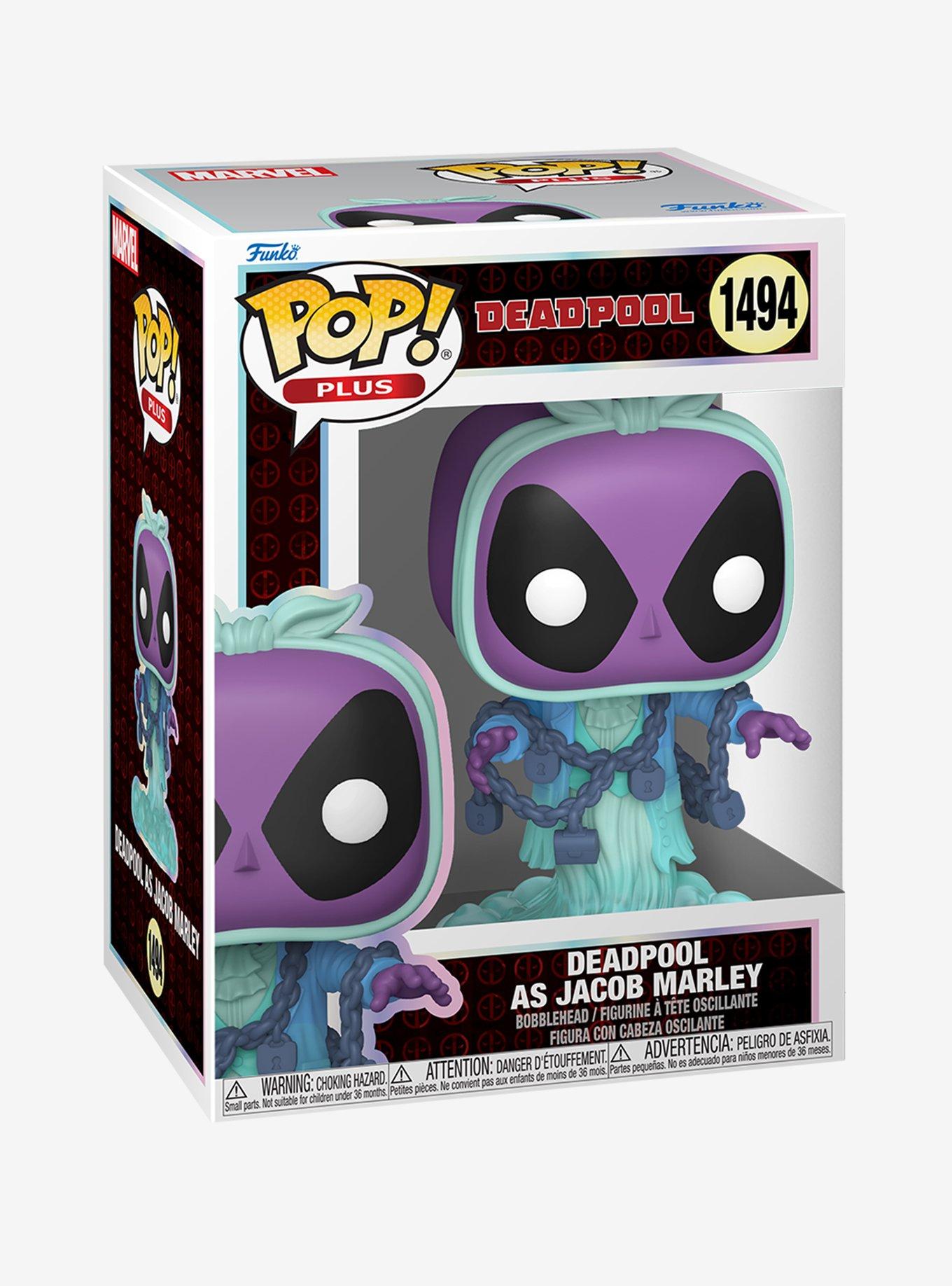 Funko Marvel Deadpool Pop! Plus Deadpool As Jacob Marley Vinyl Bobble-Head, , hi-res