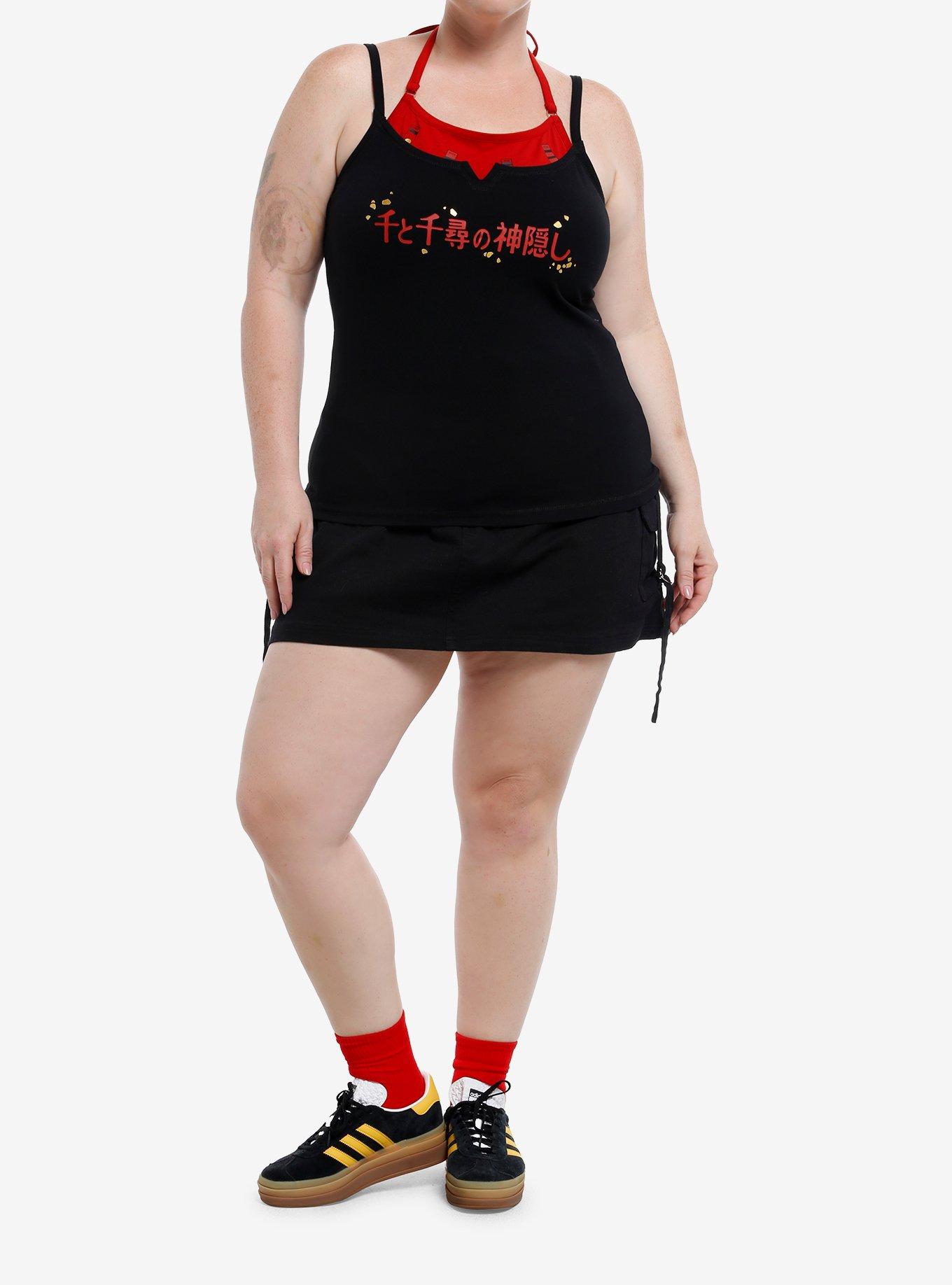 Her Universe Studio Ghibli® Spirited Away Halter Cami Girls Twofer Tank Top Plus Size, , hi-res