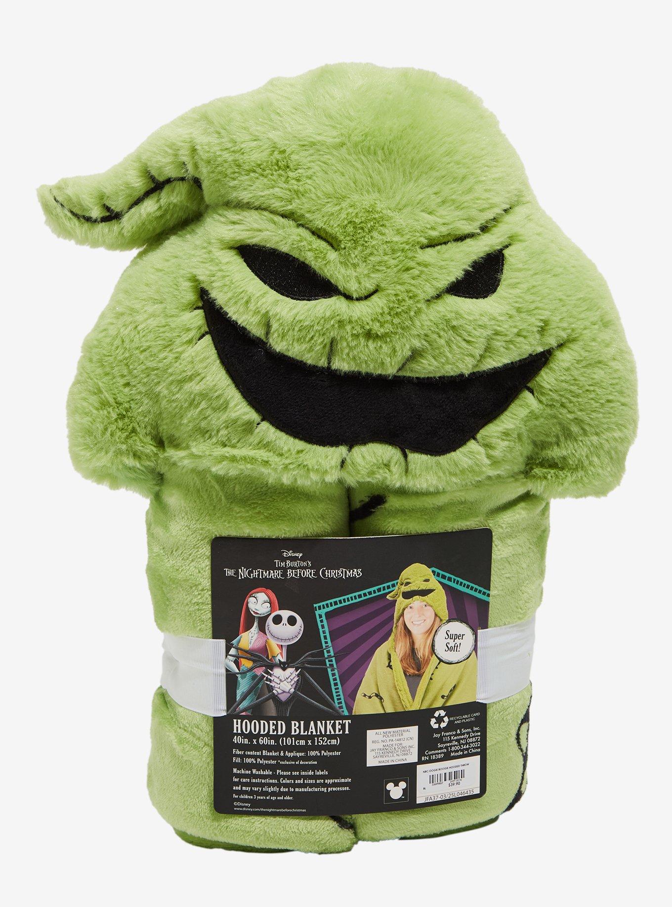 Disney Nightmare Before Christmas Oogie Boogie Plush Hooded Blanket, , alternate