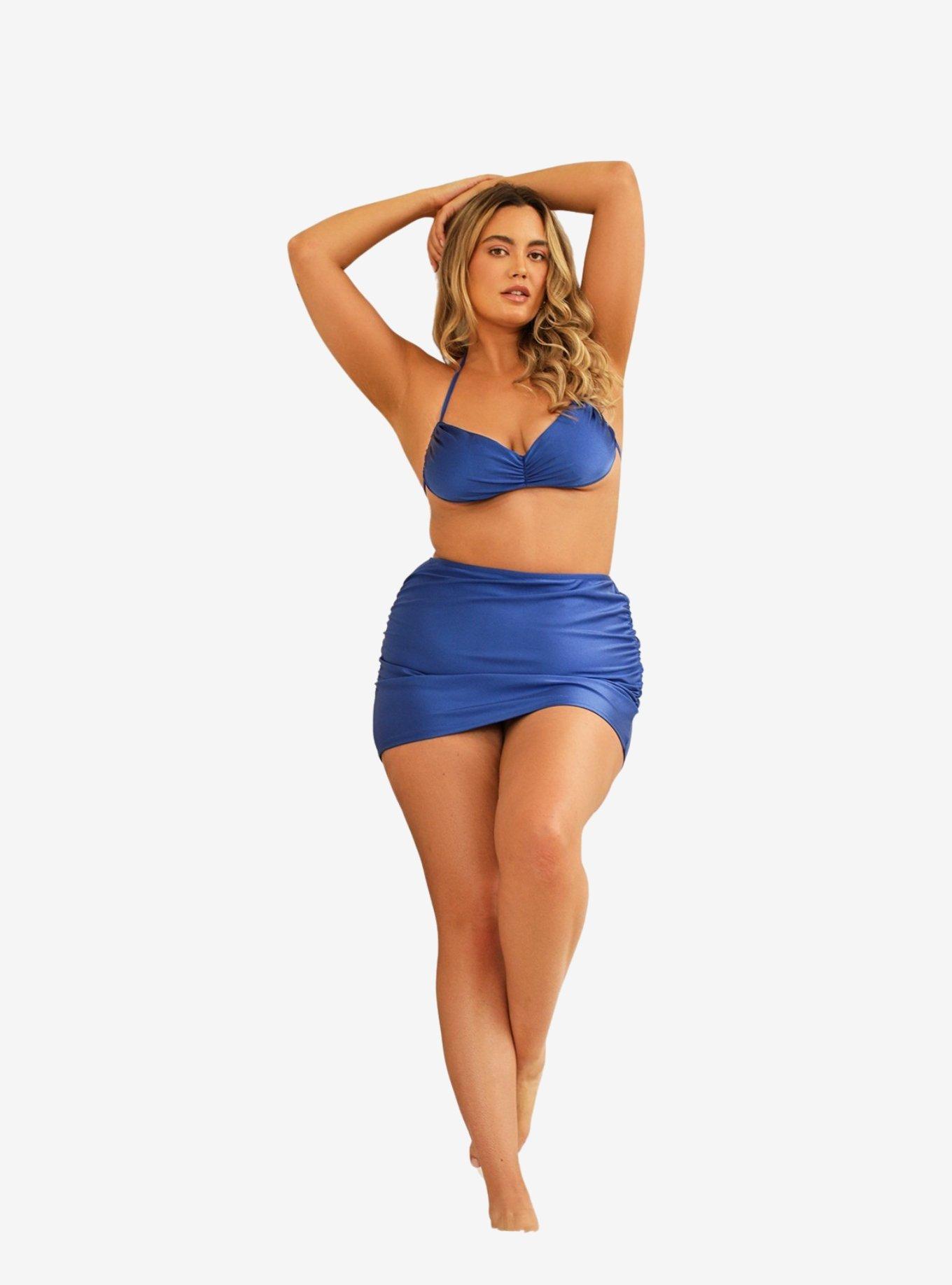 Dippin' Daisy's Lucky Swim Mini Length Skirt Marina Shimmer, , hi-res