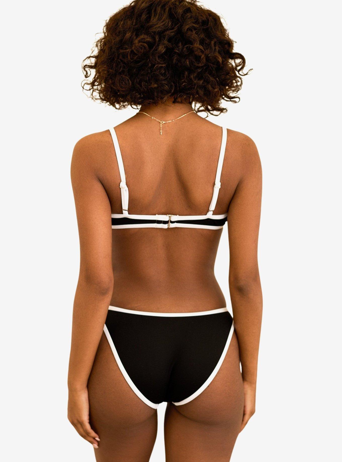 Dippin' Daisy's West Coast Underwire Swim Top Black Rib, BLACK, alternate