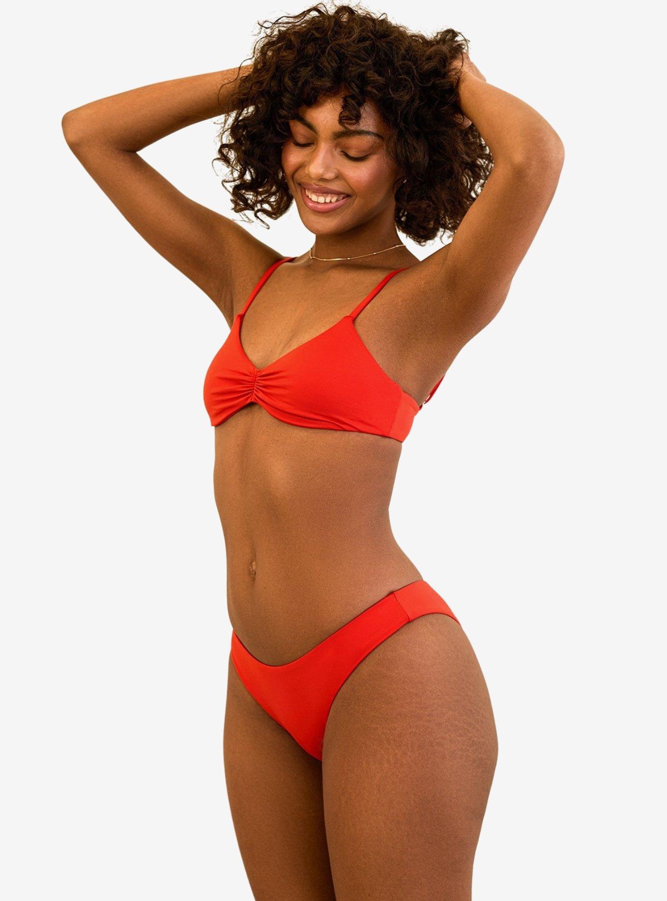 Dippin' Daisy's Britney Bandeau Swim Top Poppy, , hi-res