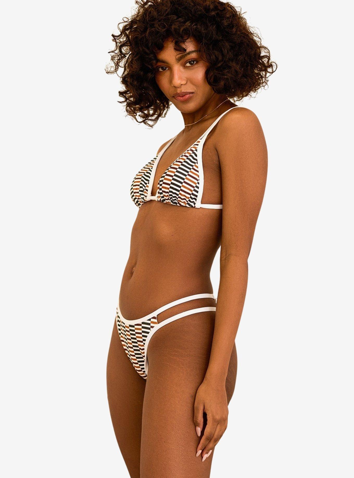 Dippin' Daisy's Billy Double Strap Swim Top Cola, , hi-res