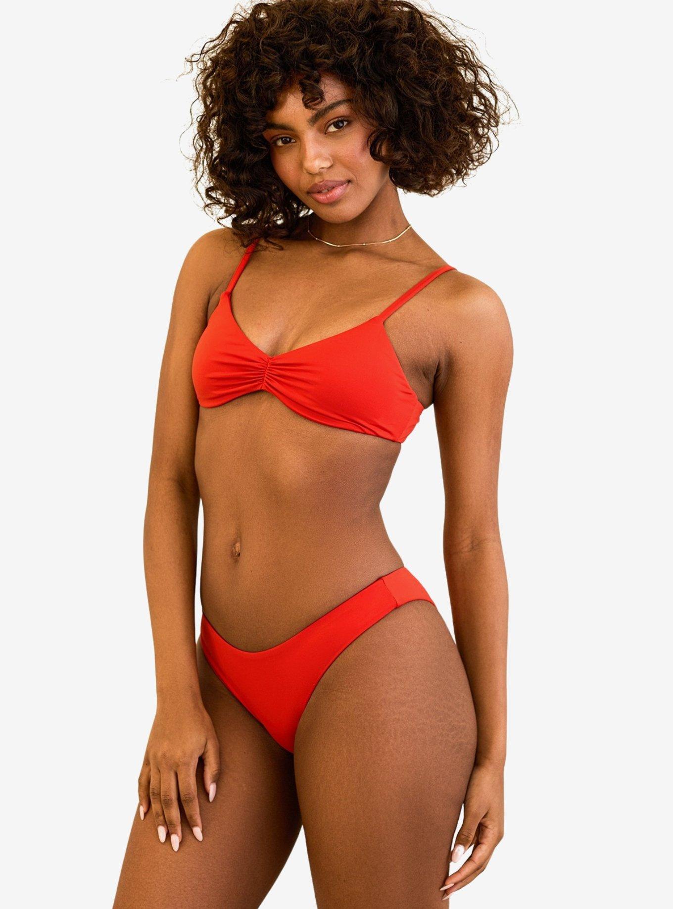 Dippin' Daisy's Nocturnal Cheeky Swim Bottom Poppy, , hi-res